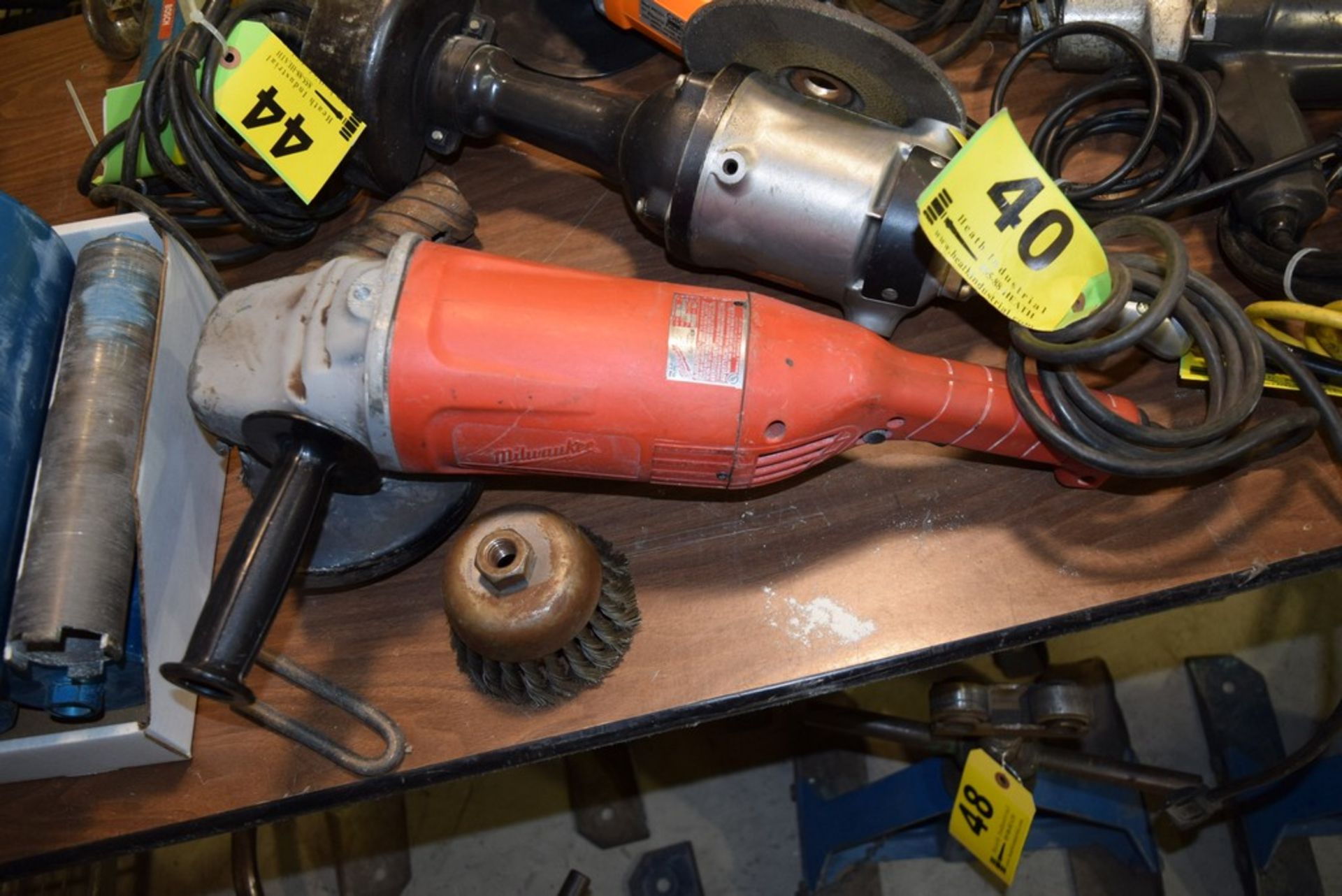 MILWAUKEE CAT. NO. 6088-20, 7'' ELECTRIC RIGHT ANGLE GRINDER