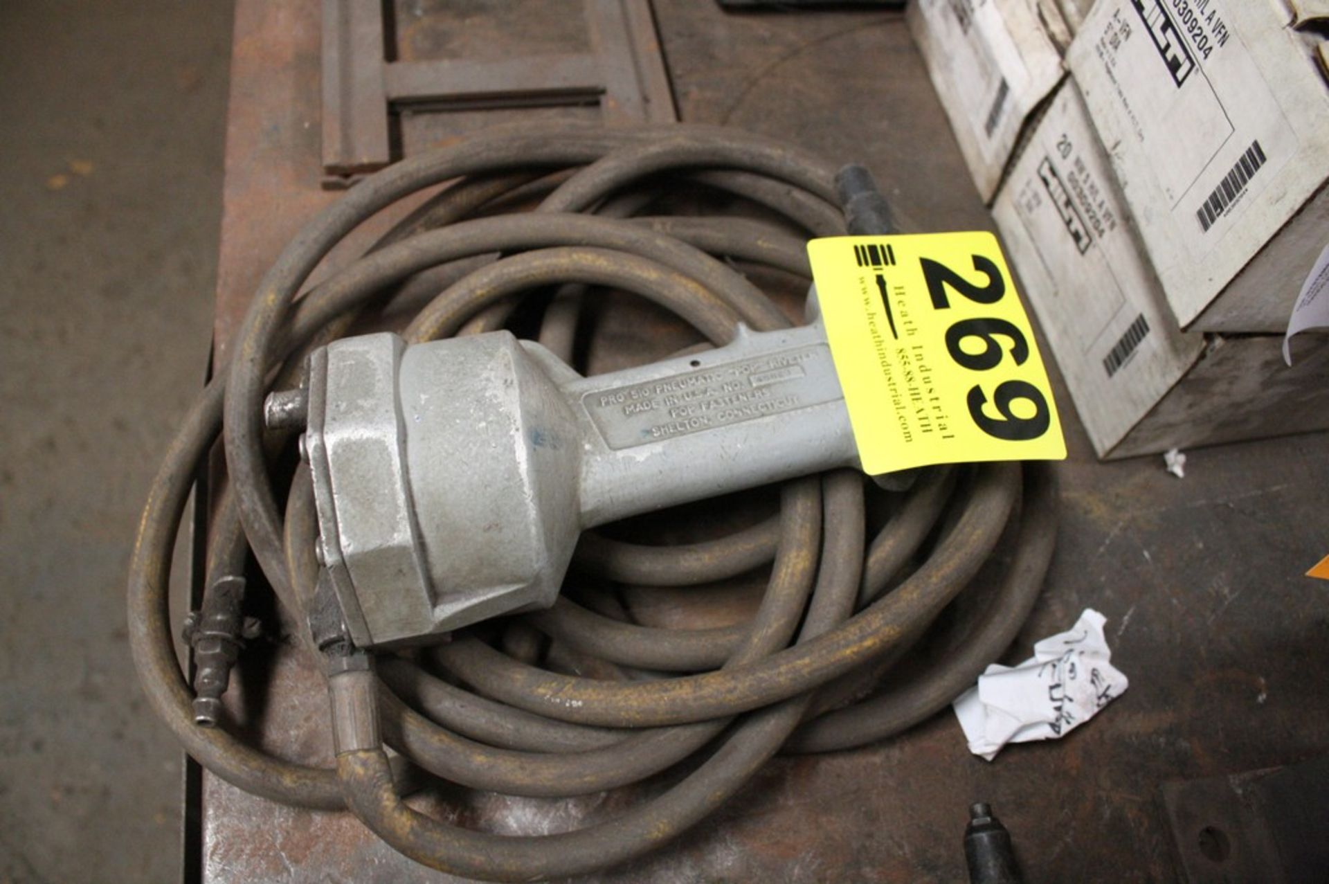 PRG MODEL 510 PNEUMATIC "POP" RIVETER WITH AIR HOSE