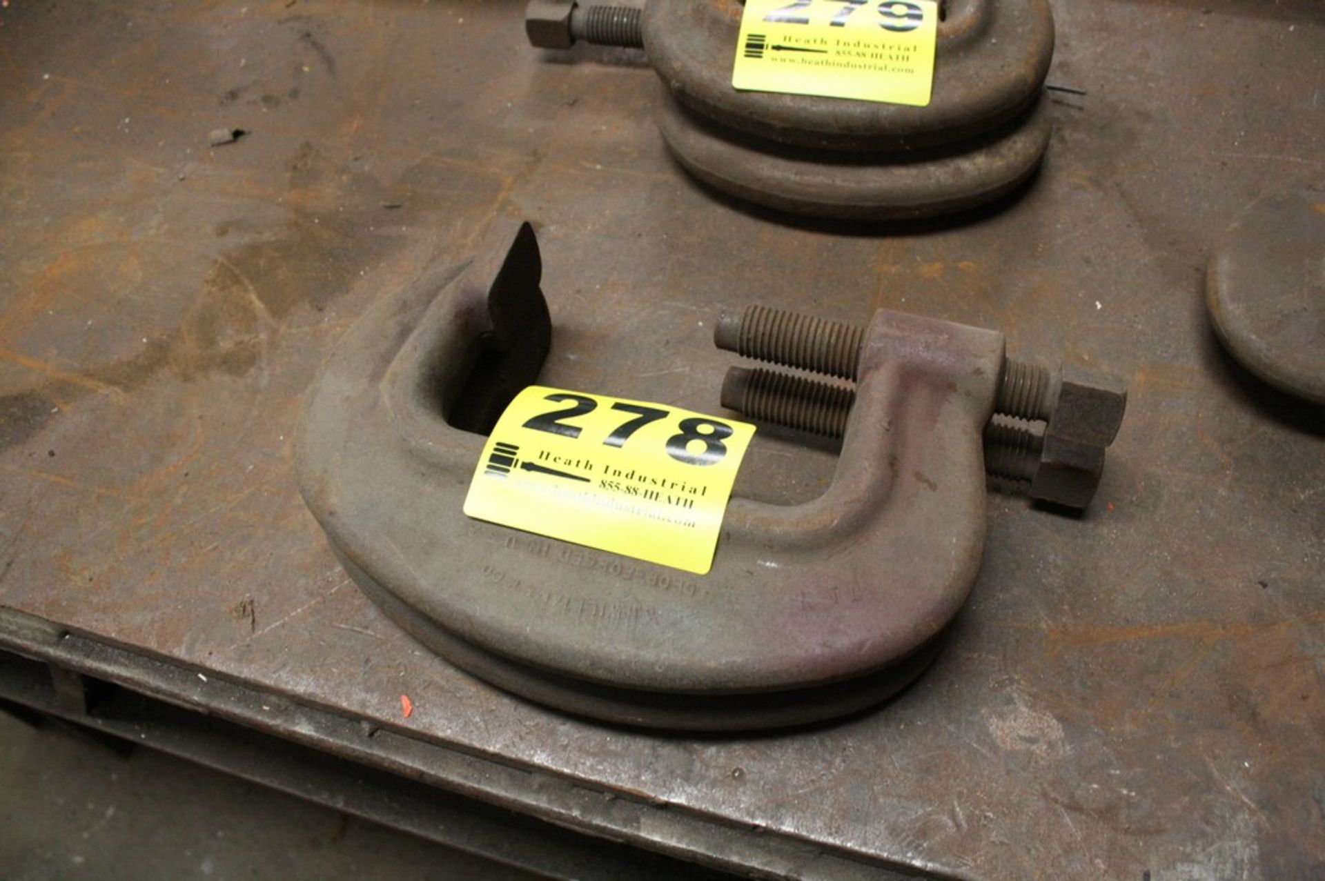 (2) S.H. WILLIAMS HEAVY DUTY WELDING CLAMPS - 6"