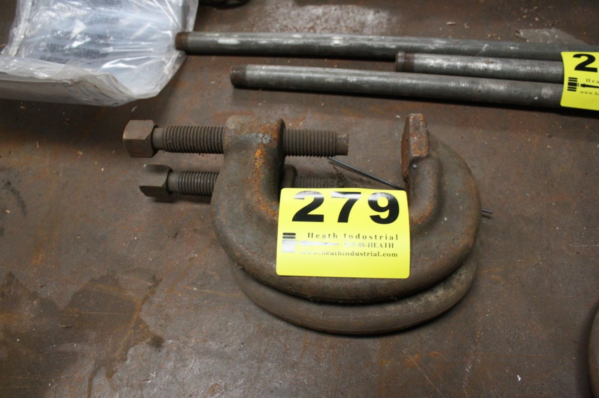 (2) HEAVY DUTY WELDING CLAMPS - 4"