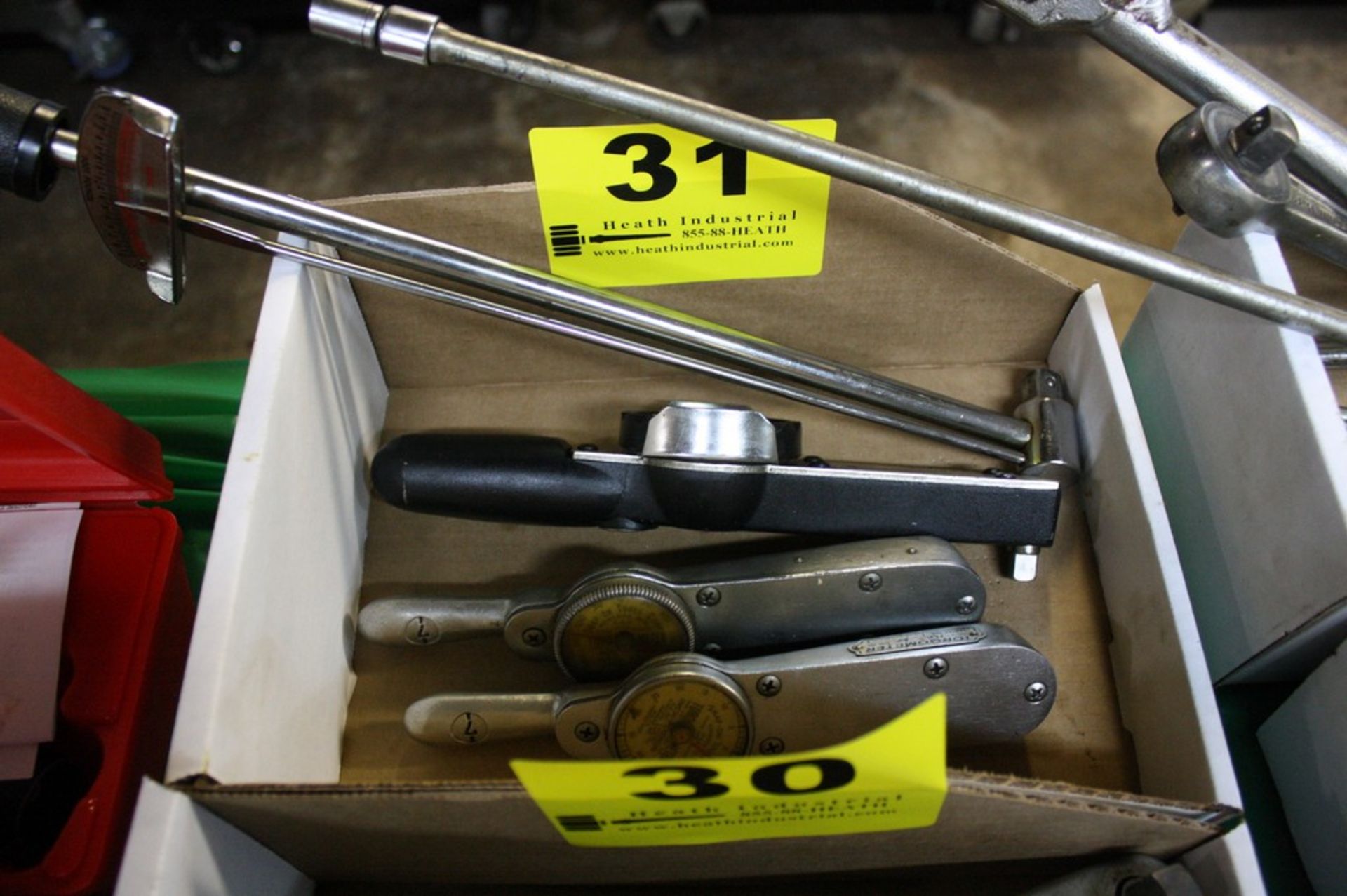 ASSORTED TORQUES WRENCHES IN BOX