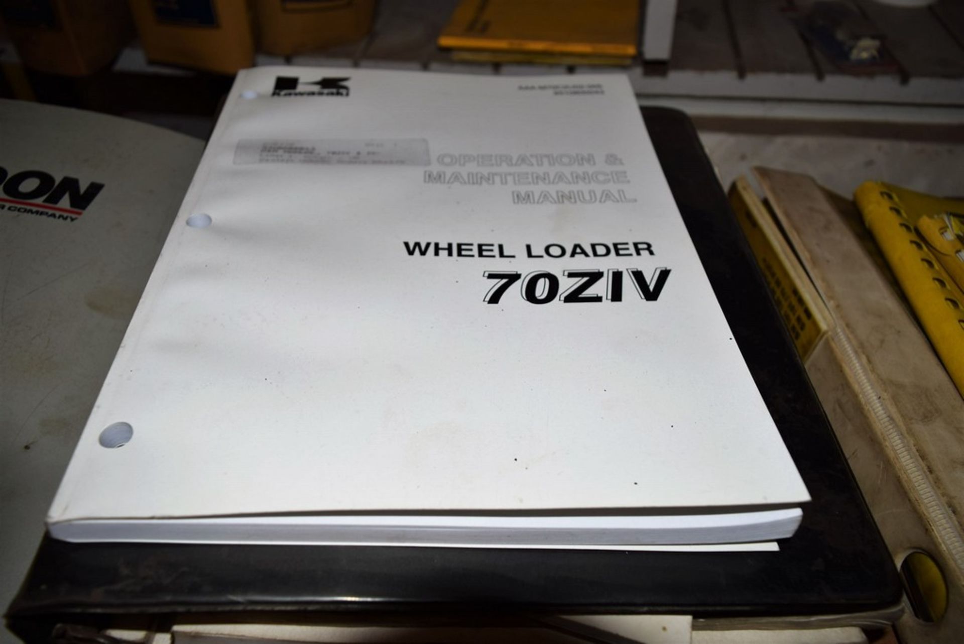 KAWASAKI MODEL 70Z IV WHEEL LOADER S/N 70035856 (2000) Q/C BUCKET, CAB, 23.5R25, 7,406 HOURS SHOWN - Image 7 of 7