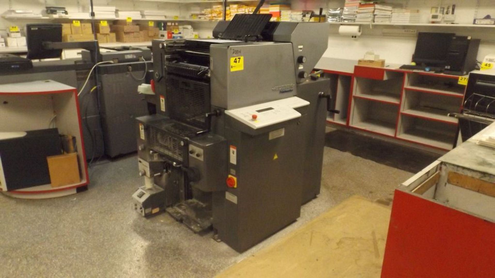 HEIDELBERG MODEL PRINTMASTER QM 46-2 TWO COLOR OFFSET PRESS S/N 964851: (2004), 20,721,624