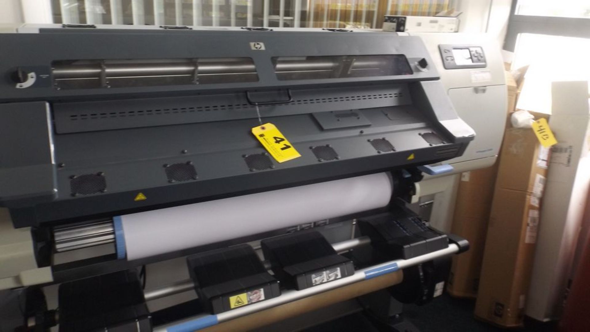 HEWLETT PACKARD MODEL CH955A DESIGNJET L25500 42" LATEX INKJET PRINTER S/N MY01I1900K: - Image 2 of 7