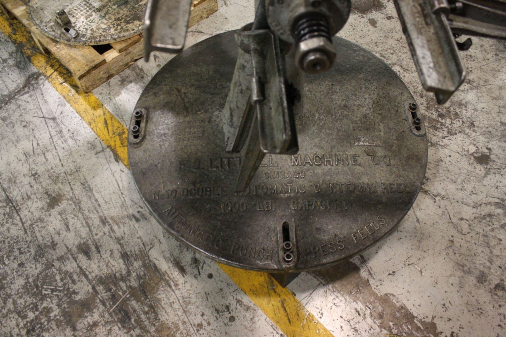 LITTELL NO. 10 1,000 LB CAPACITY DOUBLE END PLAIN AUTOMATIC CENTERING REEL - Image 3 of 3