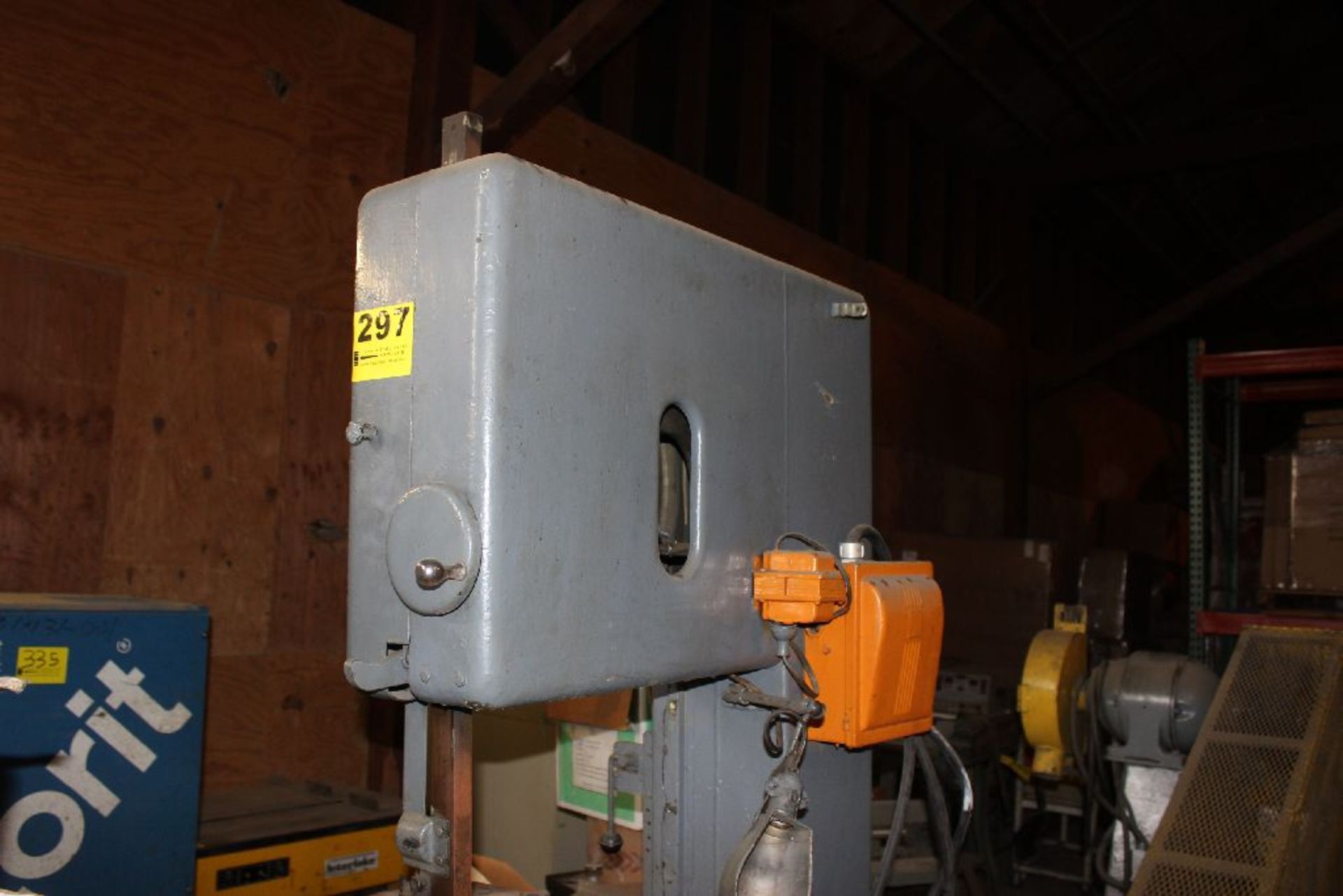 GROB 18” MODEL NS18 VERTICAL BAND SAW, WITH WELDER - Image 3 of 4