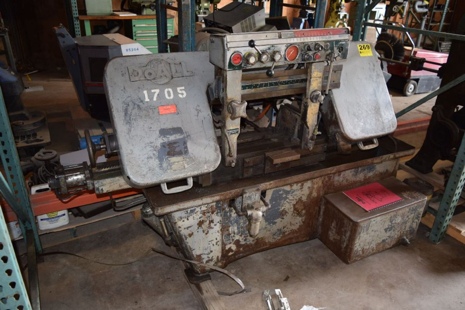 DOALL 9”X19” MODEL C-916M HORIZONTAL BAND SAW - Image 2 of 4