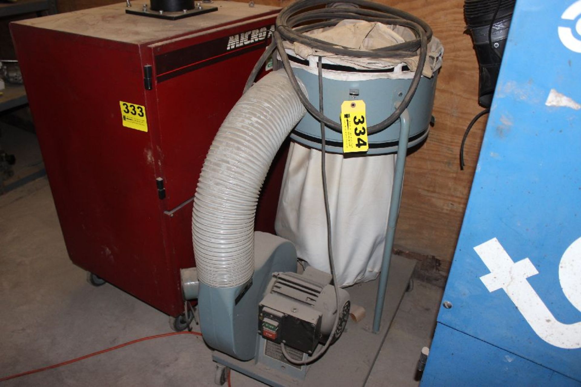 DELTA MODEL 50-850 BAG TYPE DUST COLLECTOR