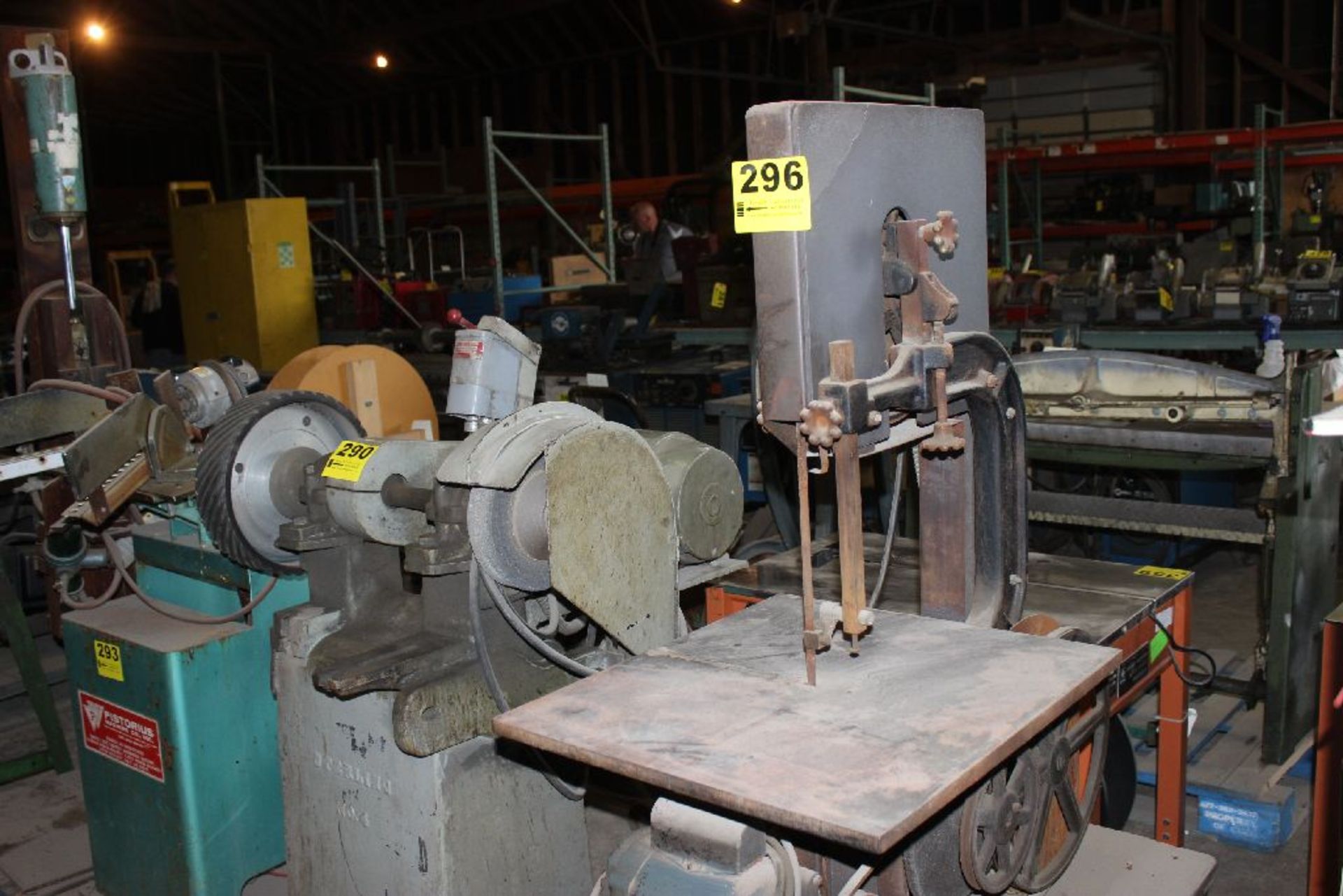 BETT-MARR 14” MODEL 14S VERTICAL BAND SAW, S/N 2950