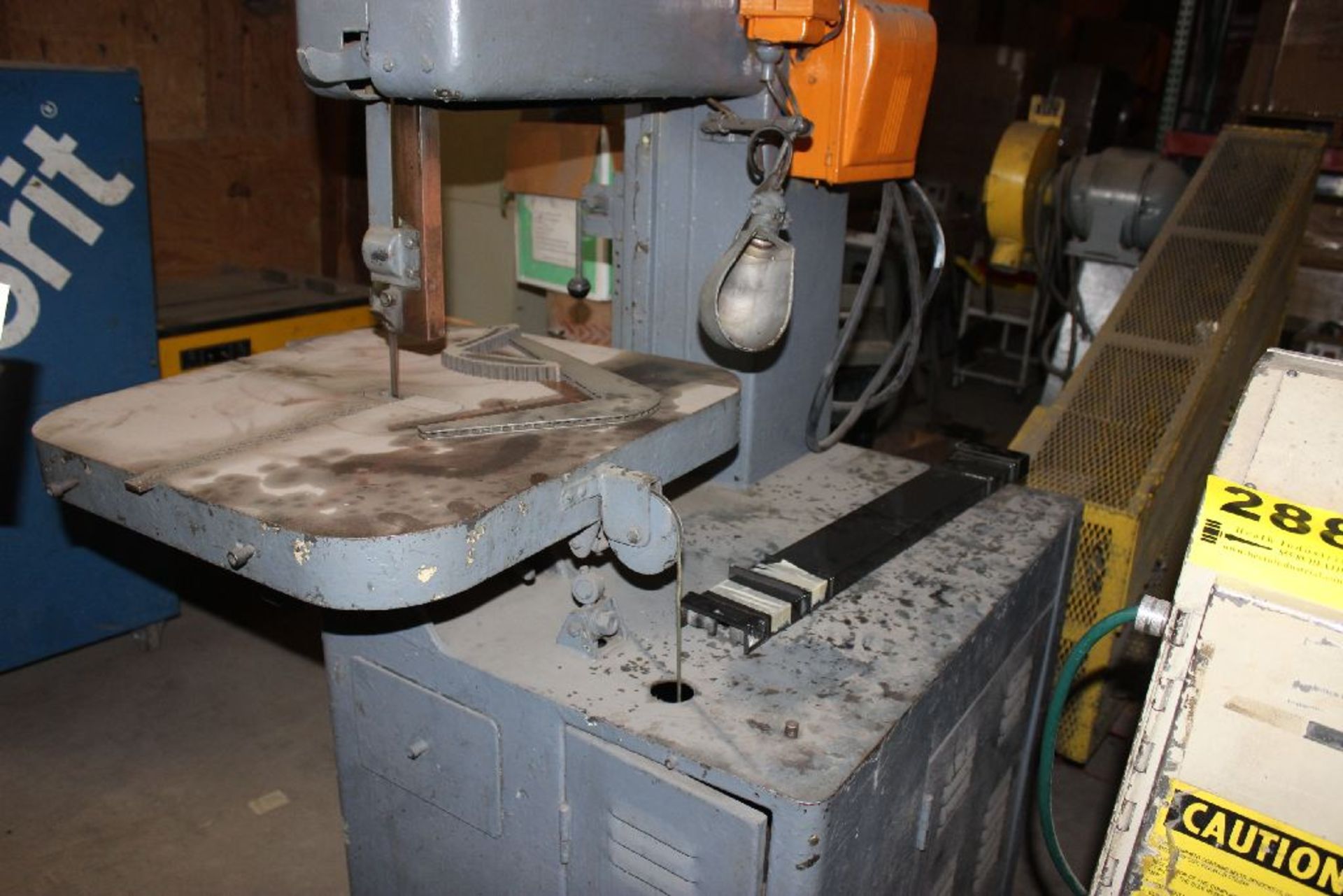 GROB 18” MODEL NS18 VERTICAL BAND SAW, WITH WELDER - Image 2 of 4