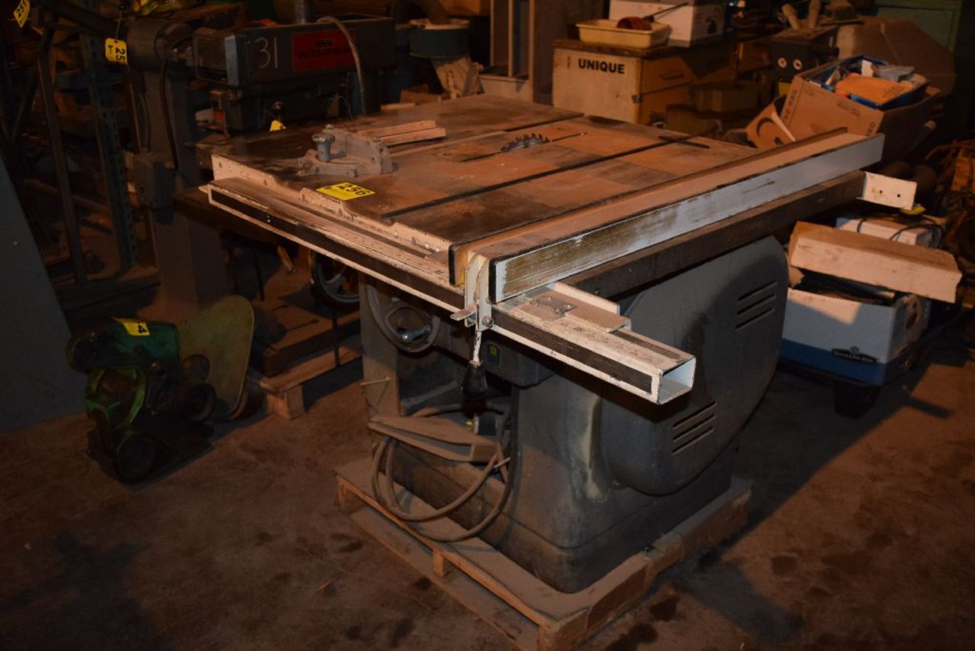 DELTA ROCKWELL 12" TABLE SAW WITH BIESEMEYER T-SQUARE SAW FENCE - Image 2 of 2