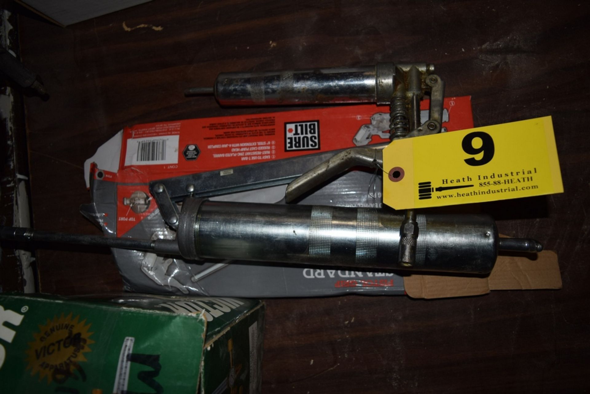 LOT ASSORTED GREASE GUNS