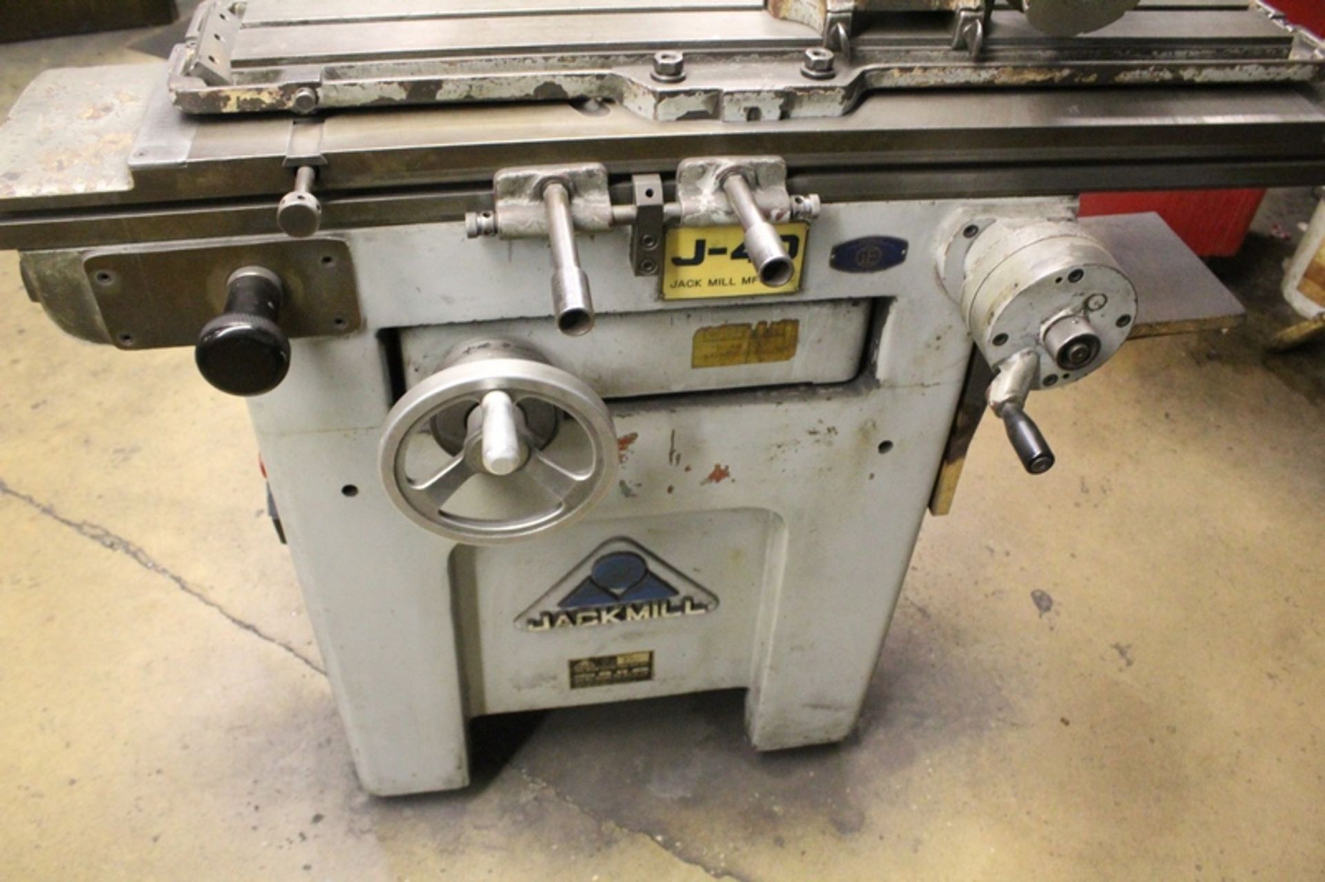 JACK MILL MODEL J-40 UNIVERSAL TOOL & CUTTER GRINDER, S/N 1-10920 (NEW 1986), WITH ACCESSORIES - Image 2 of 4