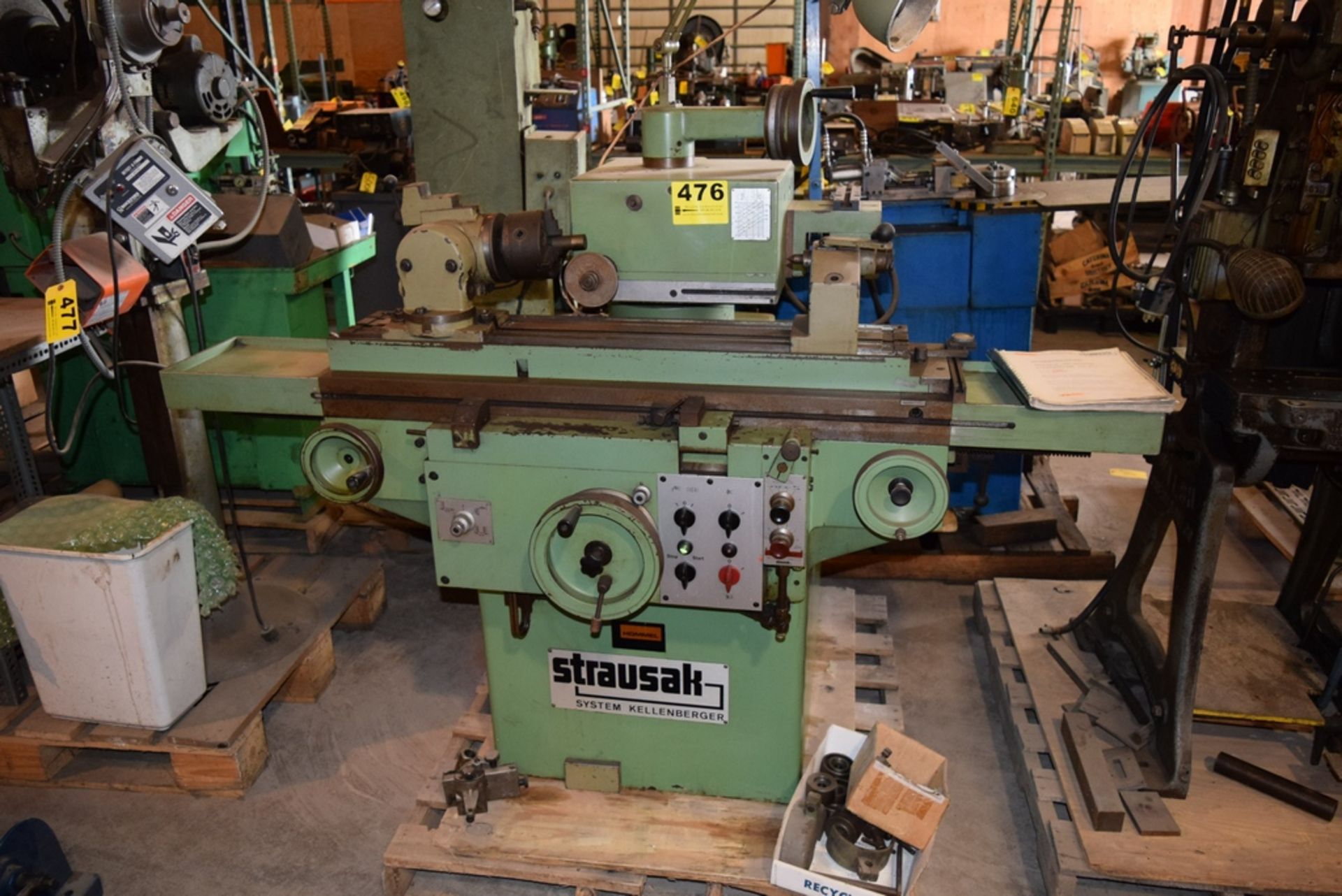 STRAUSAK (KELLENBERGER) 12"X24" MODEL 57U CYLINDRICAL GRINDER