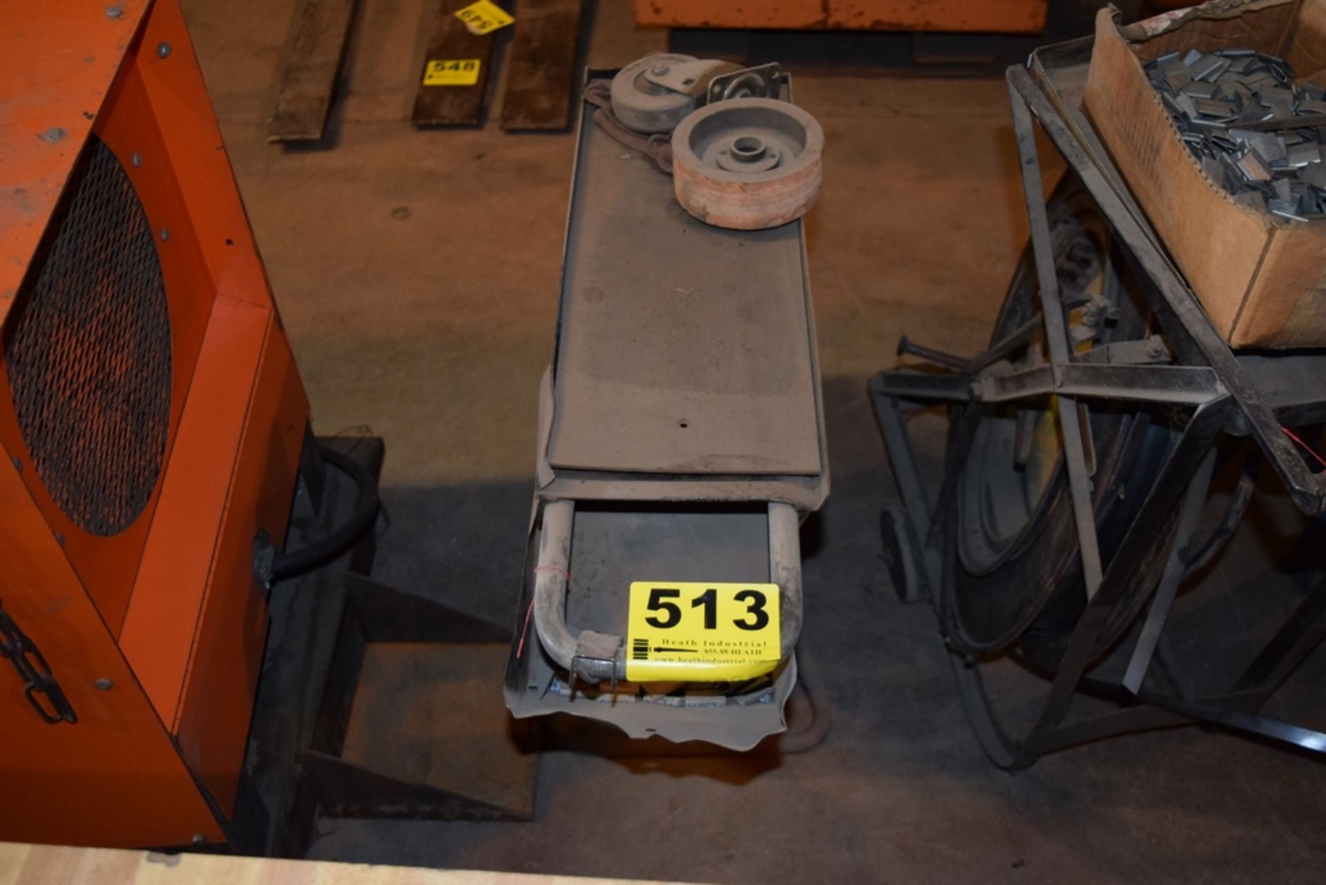 STRAPPING CART WITH TOOLS