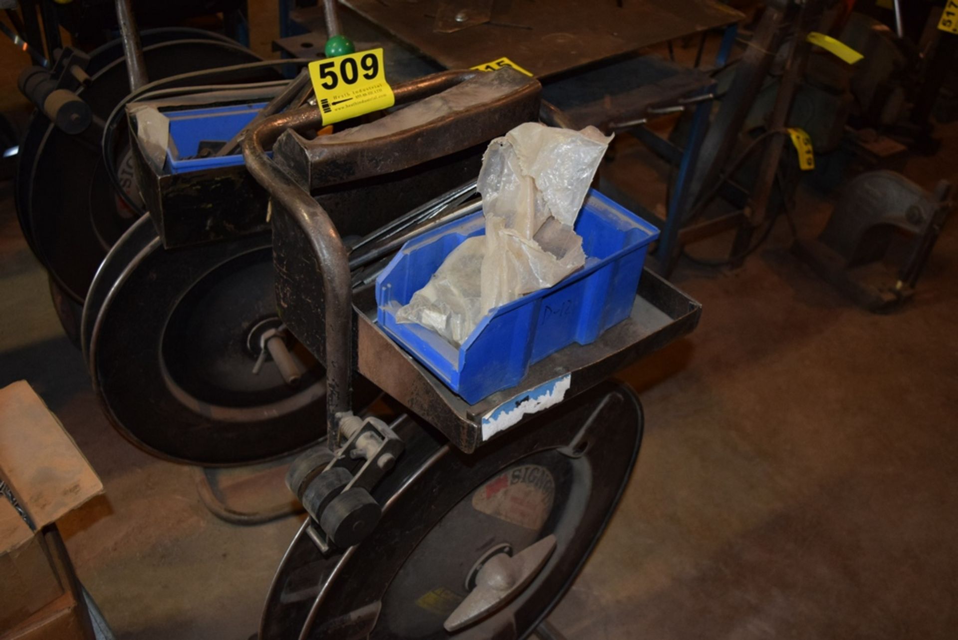 SIGNODE STRAPING CART WITH TOOLS