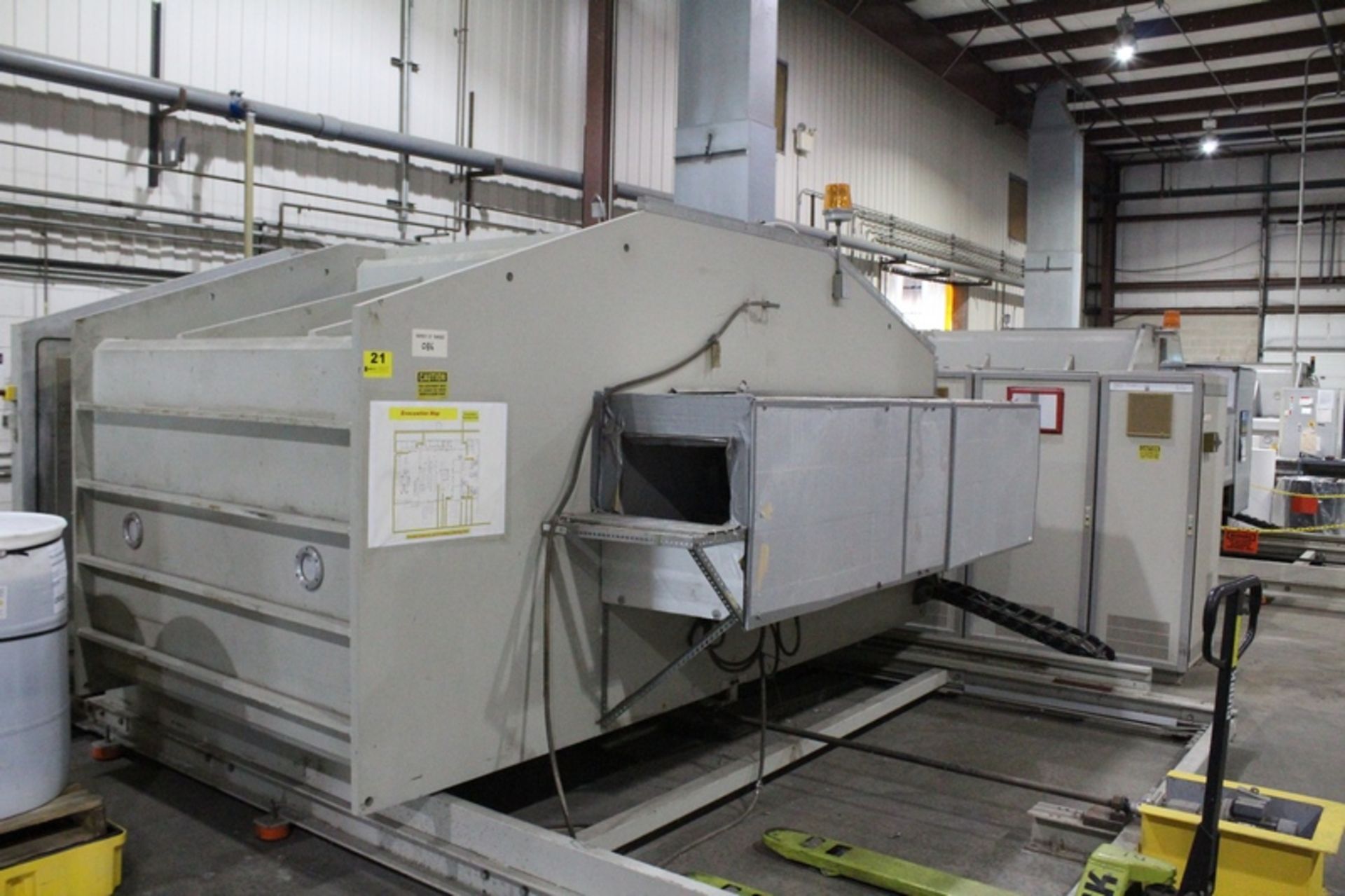 Europlasma 1 Meter Wide Model CD1000L Roll Treater, s/n 000/052 (New 2000), with Edwards Model GV250