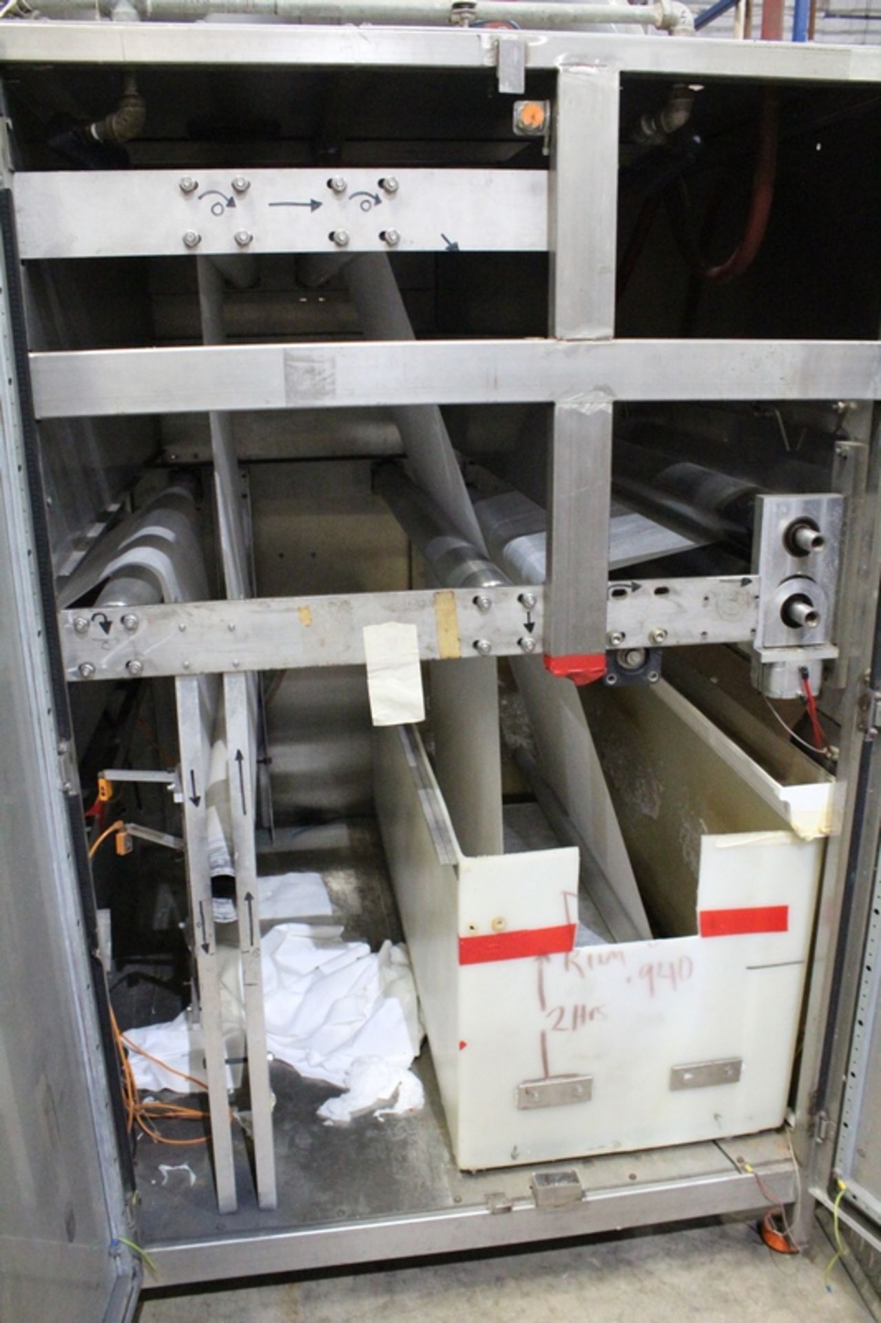 1 Meter Wide Dip & Vacuum Dry Line consisting of: Enclosed Dip Roll Cabinet, 3 - Sets Entering Nip - Image 13 of 22