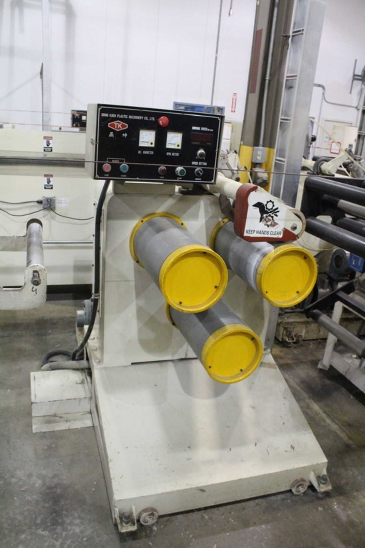 Fiber Making Line No. 2 Consisting of: 24” 3 Station Payoff Stand, 2 - Diing Kuen Model TK-FY30 3 - Image 19 of 38