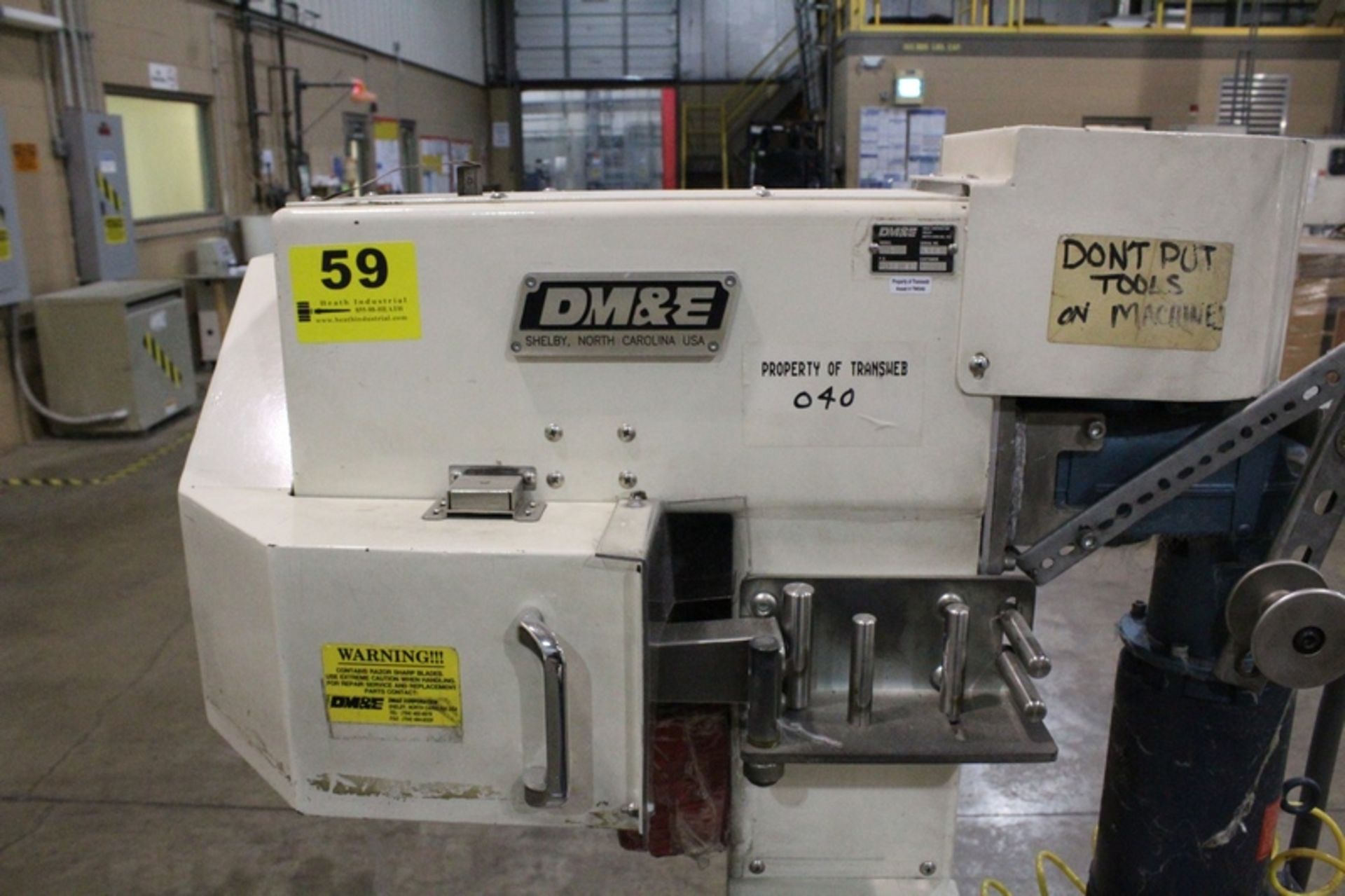 DM&E 40” Outer Circle Model 40 Radial Fiber Tow Cutter, s/n 288 - Image 2 of 7