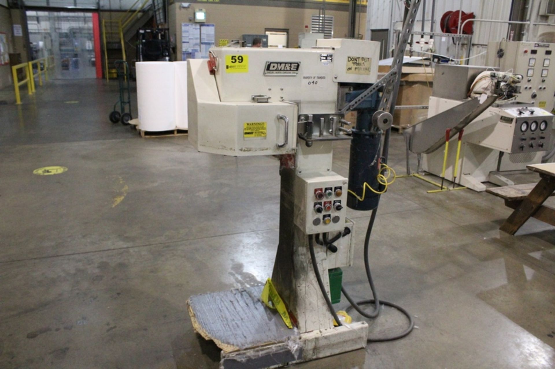 DM&E 40” Outer Circle Model 40 Radial Fiber Tow Cutter, s/n 288