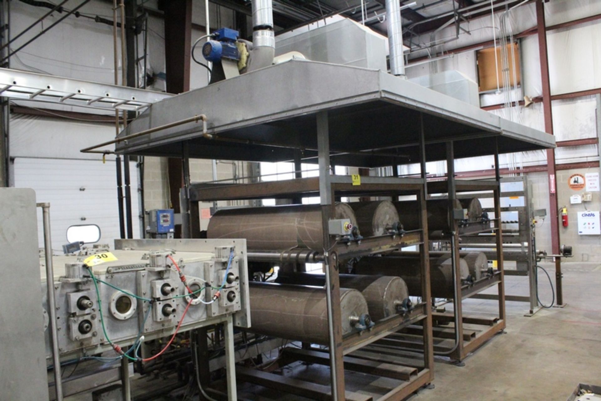 1 Meter Wide Dip & Vacuum Dry Line consisting of: Enclosed Dip Roll Cabinet, 3 - Sets Entering Nip - Image 6 of 22