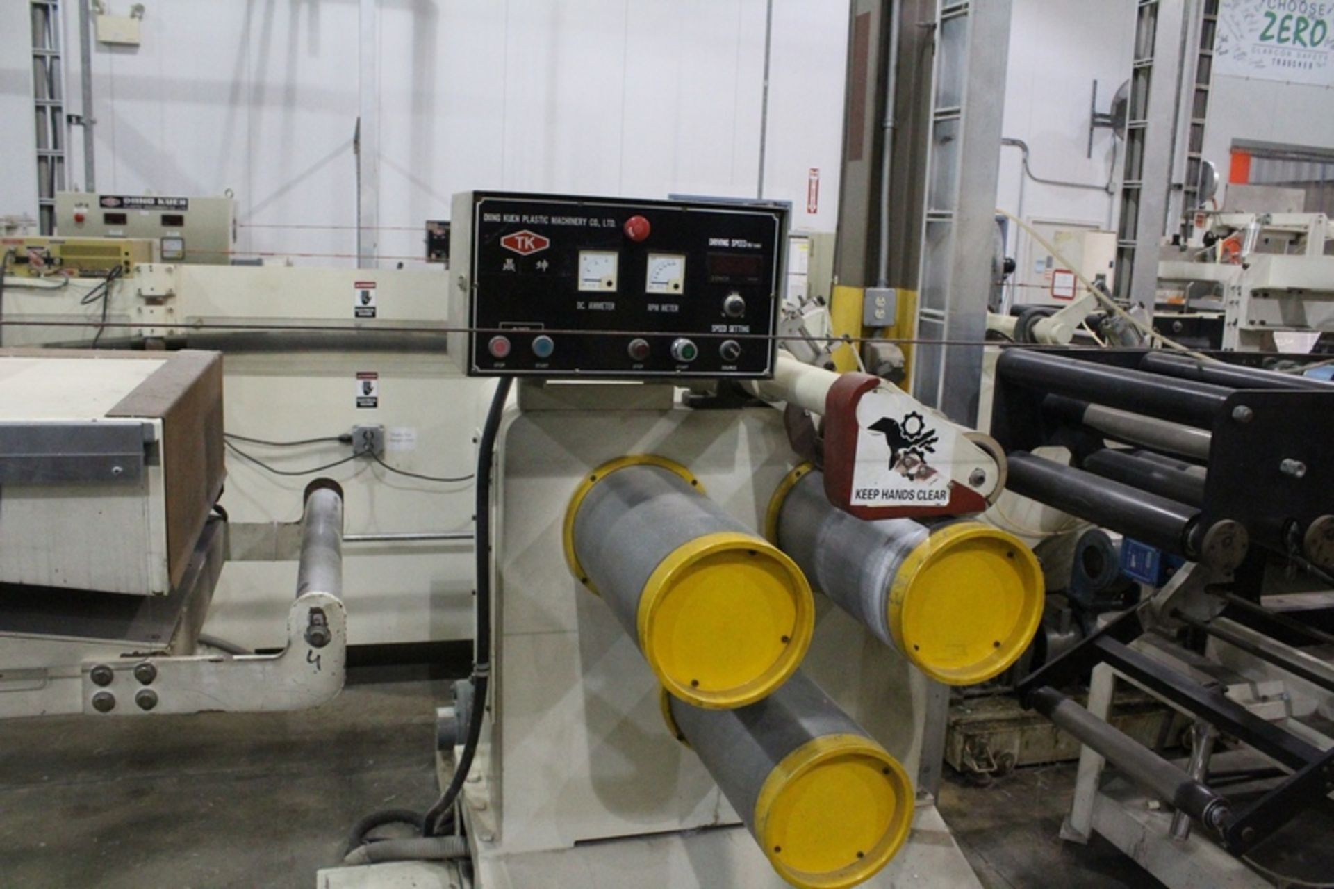 Fiber Making Line No. 2 Consisting of: 24” 3 Station Payoff Stand, 2 - Diing Kuen Model TK-FY30 3 - Image 24 of 38