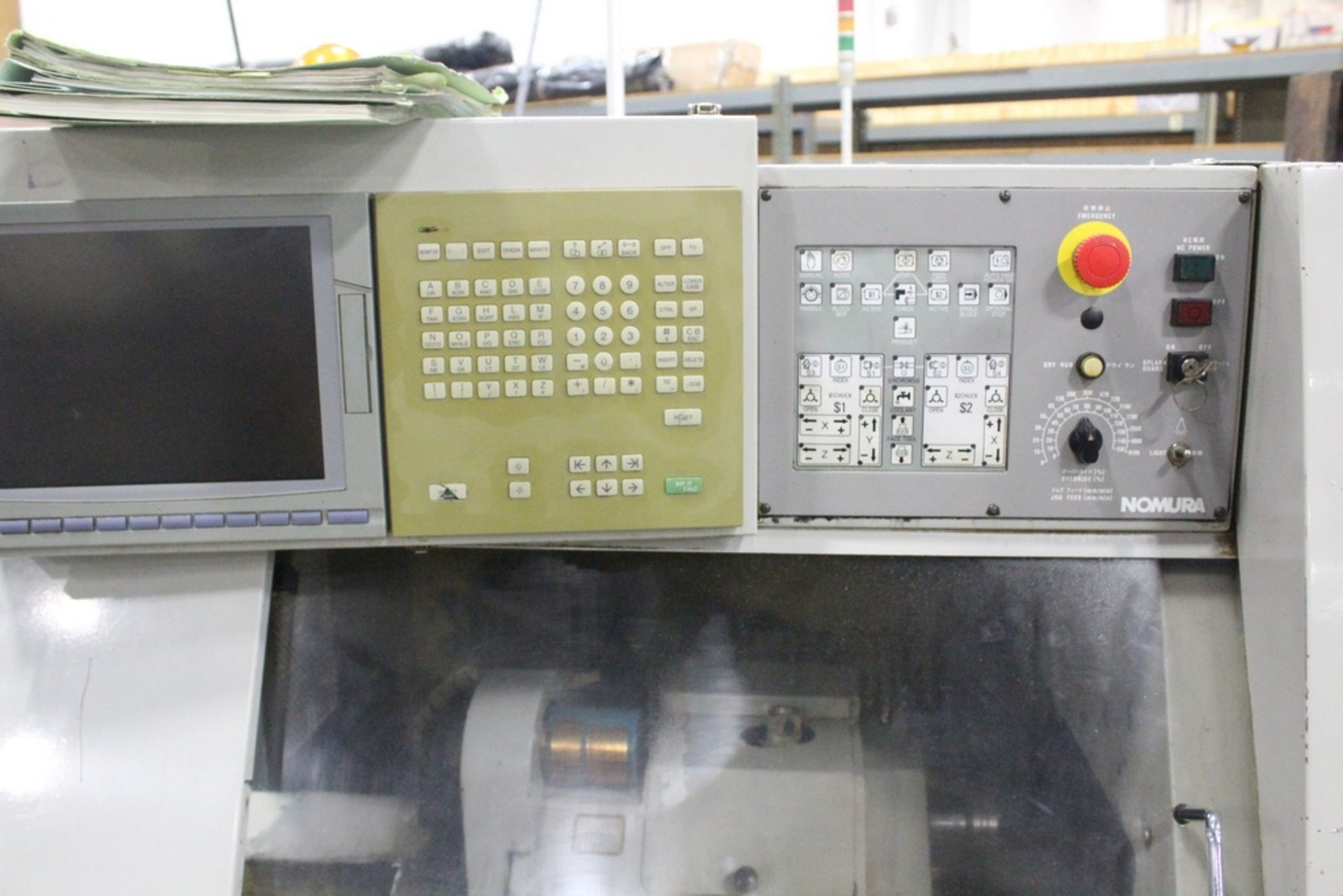 2004 NOMURA NN20B5 CNC SWISS LATHE, SUB SPINDLE, LIVE TOOLING, SN: 25010404, 20-MM, 6-AXIS, 200-MM - Image 2 of 2
