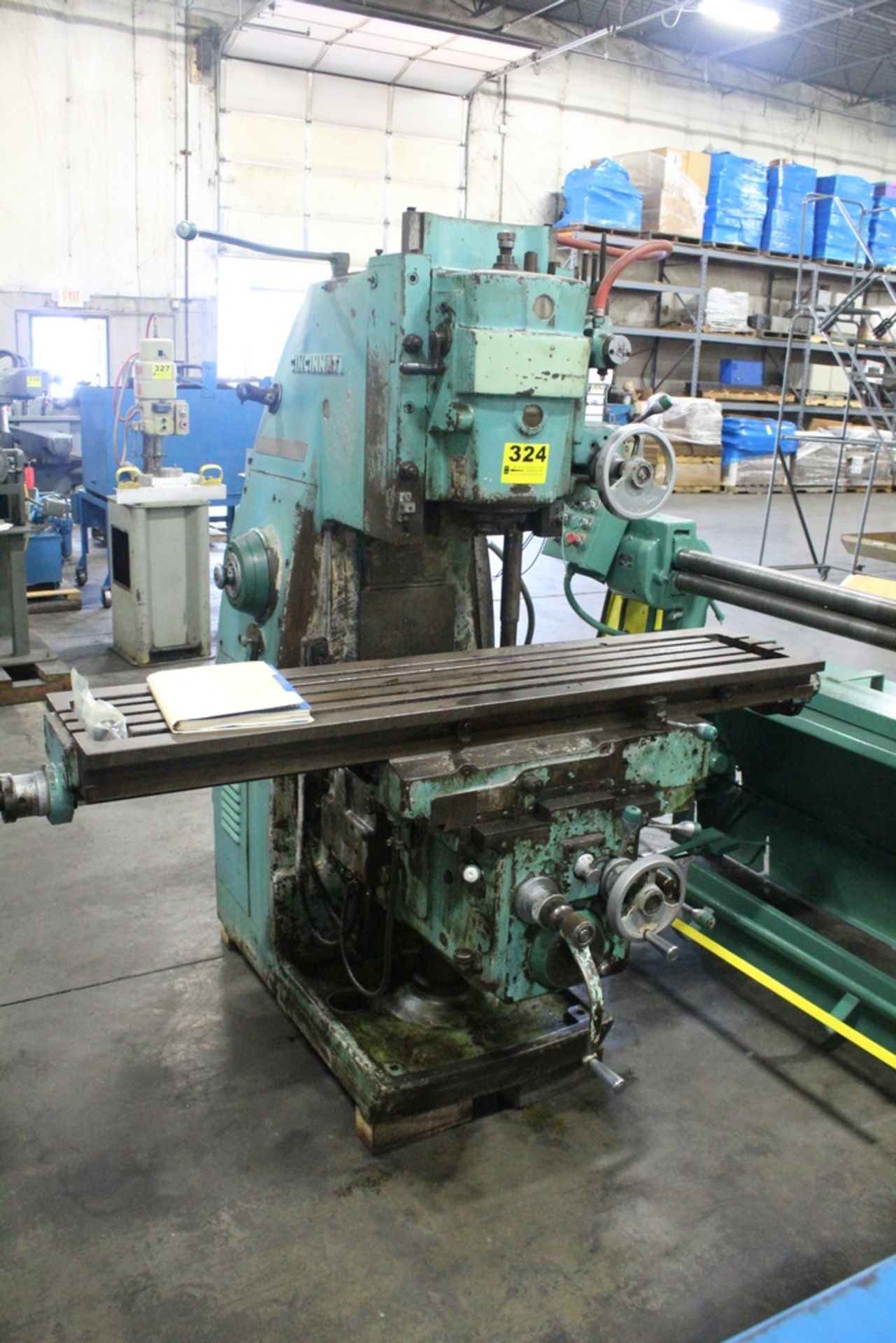 CINCINNATI CINOVA 80-307-14 VERTICAL MILLING MACHINE, #50 TAPER SPINDLE, SPINDLE SPEED 30-2400, - Image 2 of 6