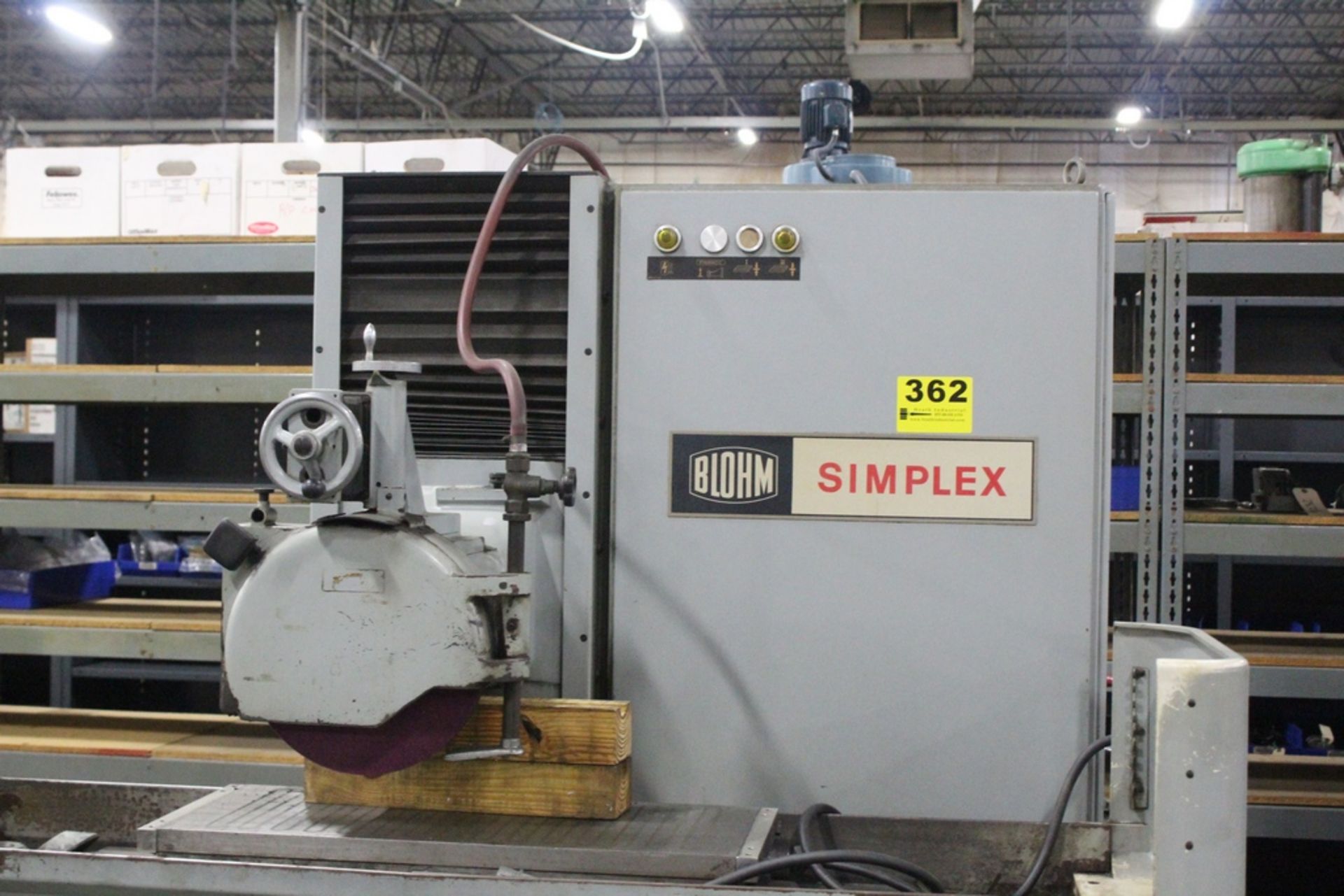 BLOHM MODEL SIMPLEX 7 12” X 30” SURFACE GRINDER S/N 8388 WITH SIMPLEX CONTROL 2 AXIS AUTOMATIC , 12” - Image 2 of 5