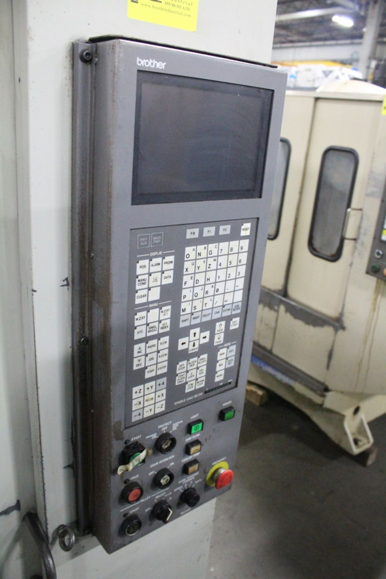 BROTHER MODEL T-324 CNC DRILLING & TAPPING MACHINE, S/N 111471; WITH PALLET CHANGER (SHIPPING WEIGHT - Image 3 of 4