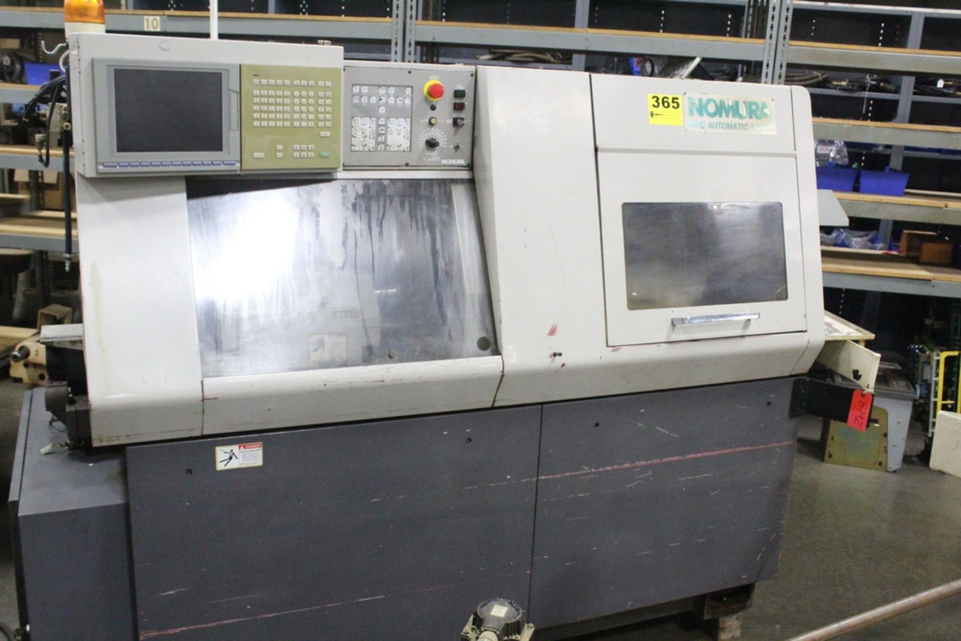 2003 NOMURA NN20B5 CNC SWISS LATHE, SUB SPINDLE, LIVE TOOLING, SN: 25080301, 20-MM, 6-AXIS, 200-MM