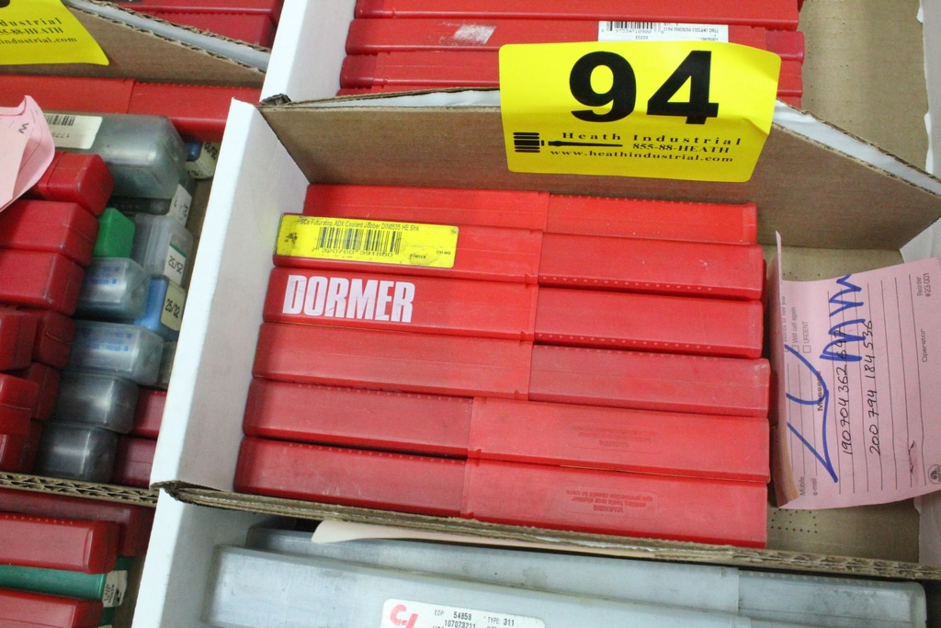 DORMER COOLANT DRILLS (APPEAR NEW IN BOX)
