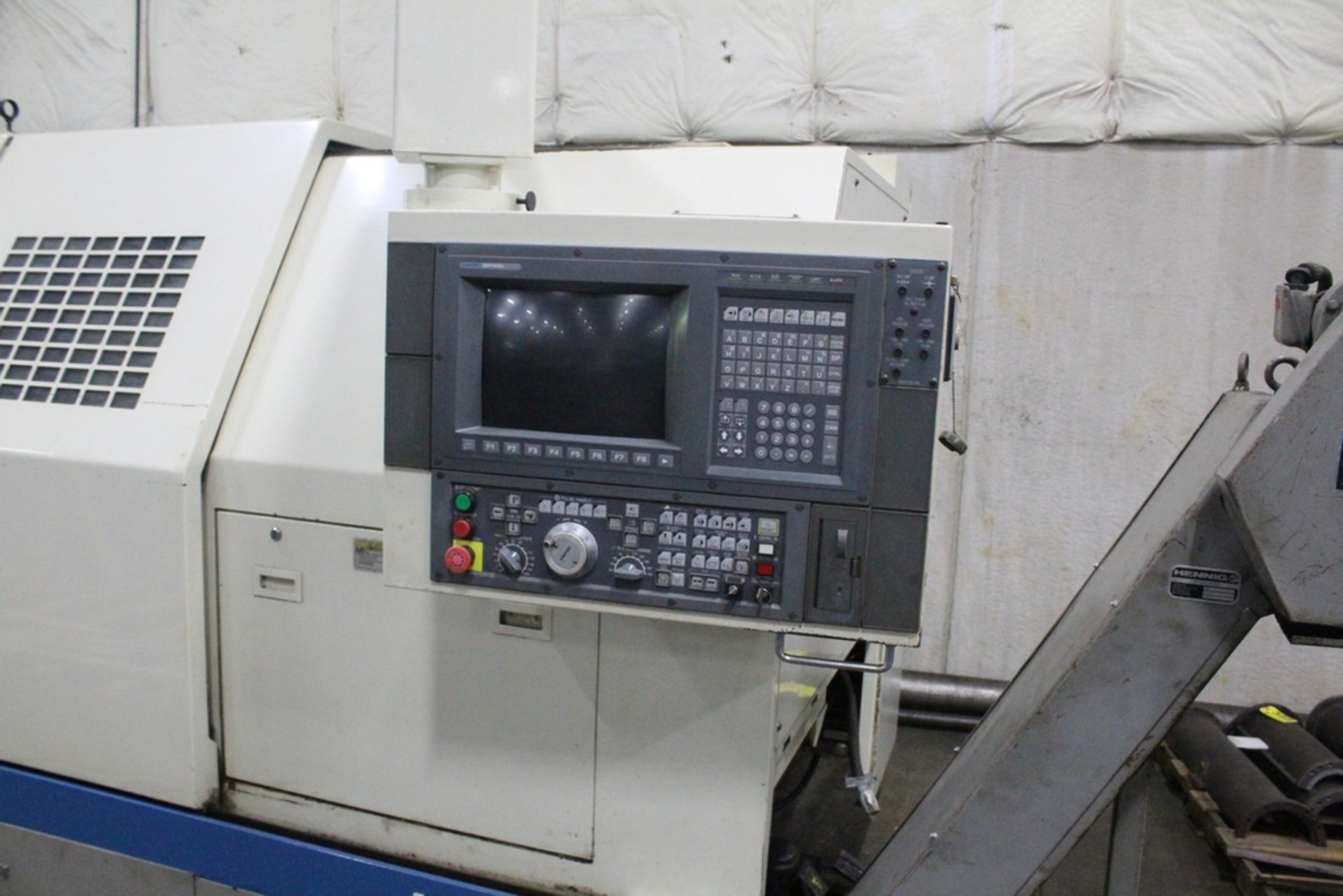 OKUMA MODEL LB35II CNC TURNING CENTER, KITIGAWA 16” POWER CHUCK, MAXIMUM SWING OVER BEDWAYS: 28.38", - Image 2 of 6