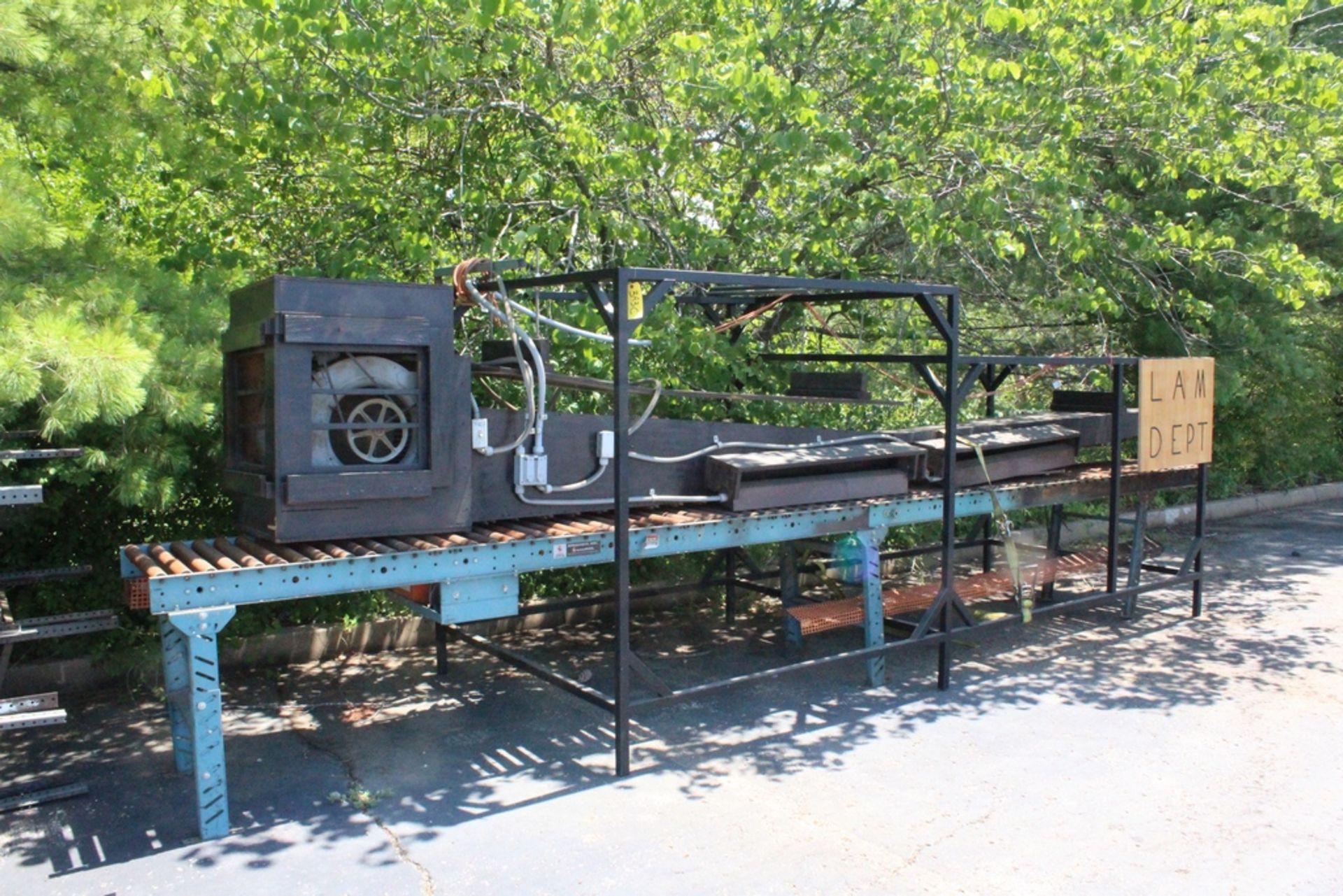 LOT: STEEL FABRICATED LAMINATING FRAME