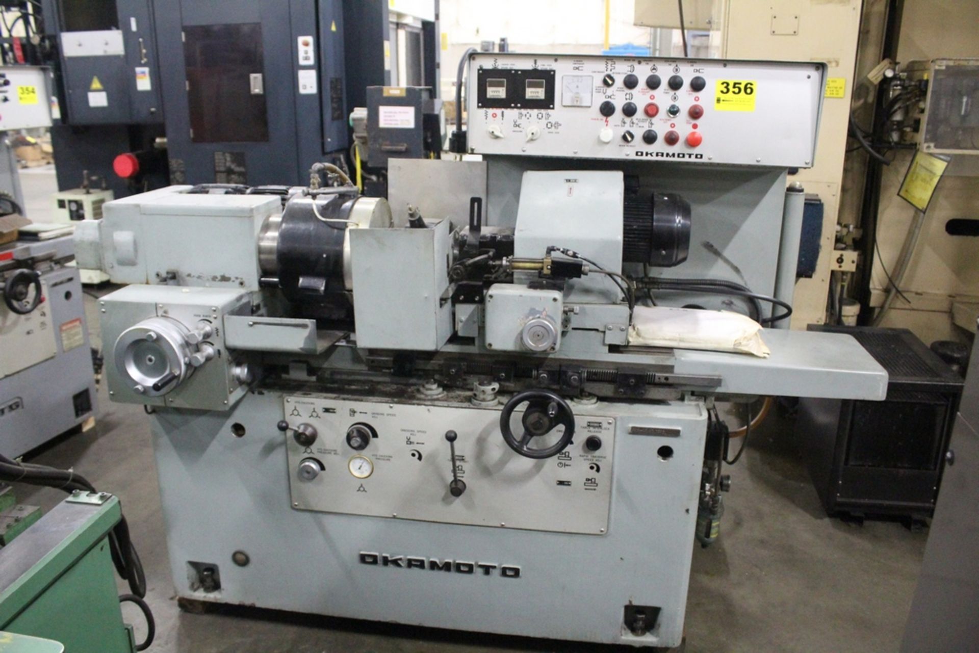 OKAMOTO IGM-1E HYDRAULIC INTERNAL ID GRINDER WITH FULL AUTOMATIC GRINDING CYCLE, GRINDING WHEEL