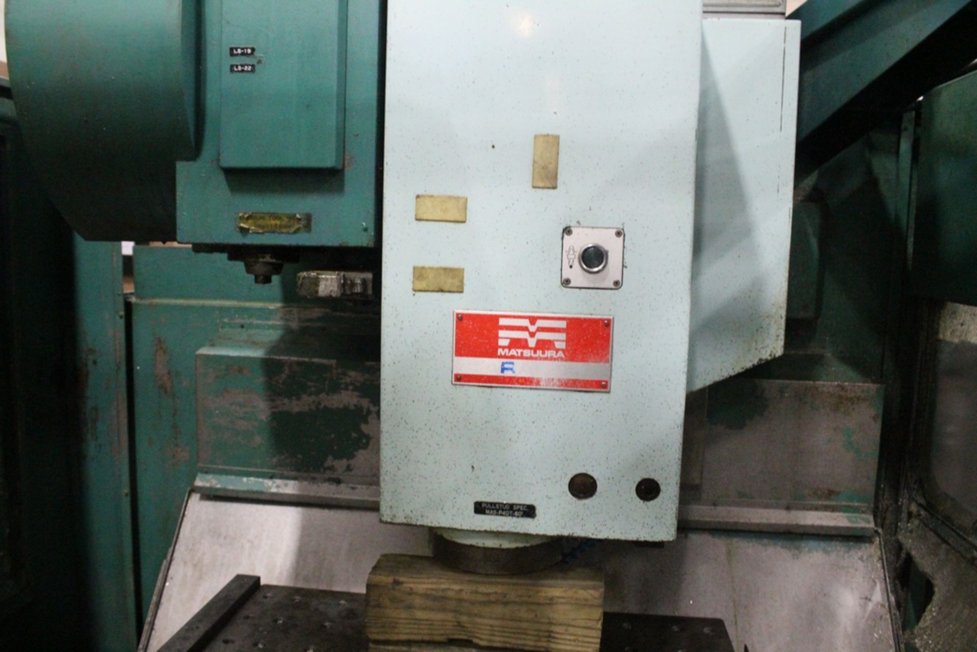 MATSUURA MODEL RA-3 VERTICAL MACHINING CENTER, 30-ATC, 4-AXIS, PALLET CHANGER, S/N 900808833; WITH - Image 2 of 5