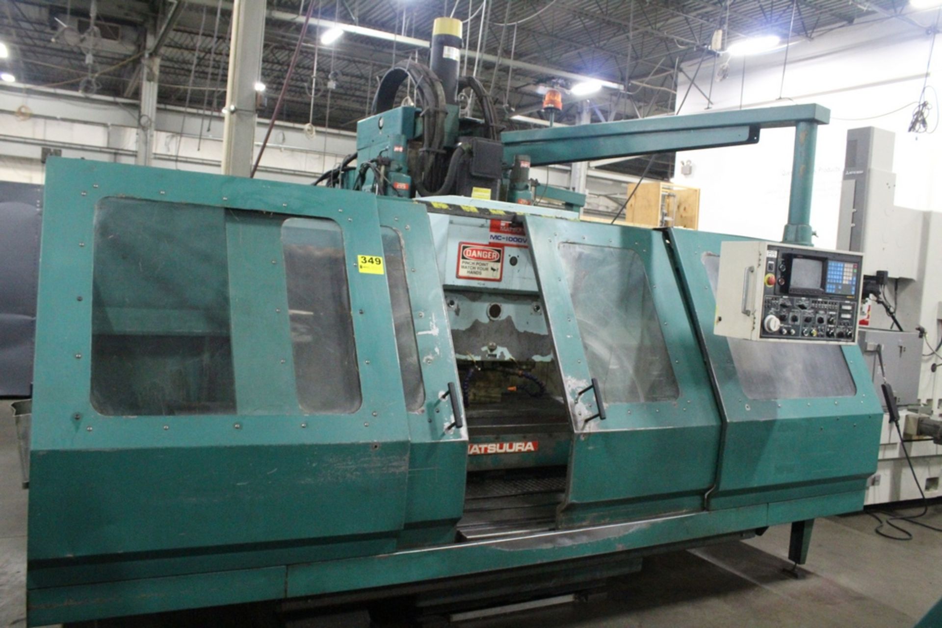 MATSUURA MODEL MC-1000V-DC TWIN SPINDLE VERTICAL MACHINING CENTER, 25-ATC, 4-AXIS, S/N NA; WITH