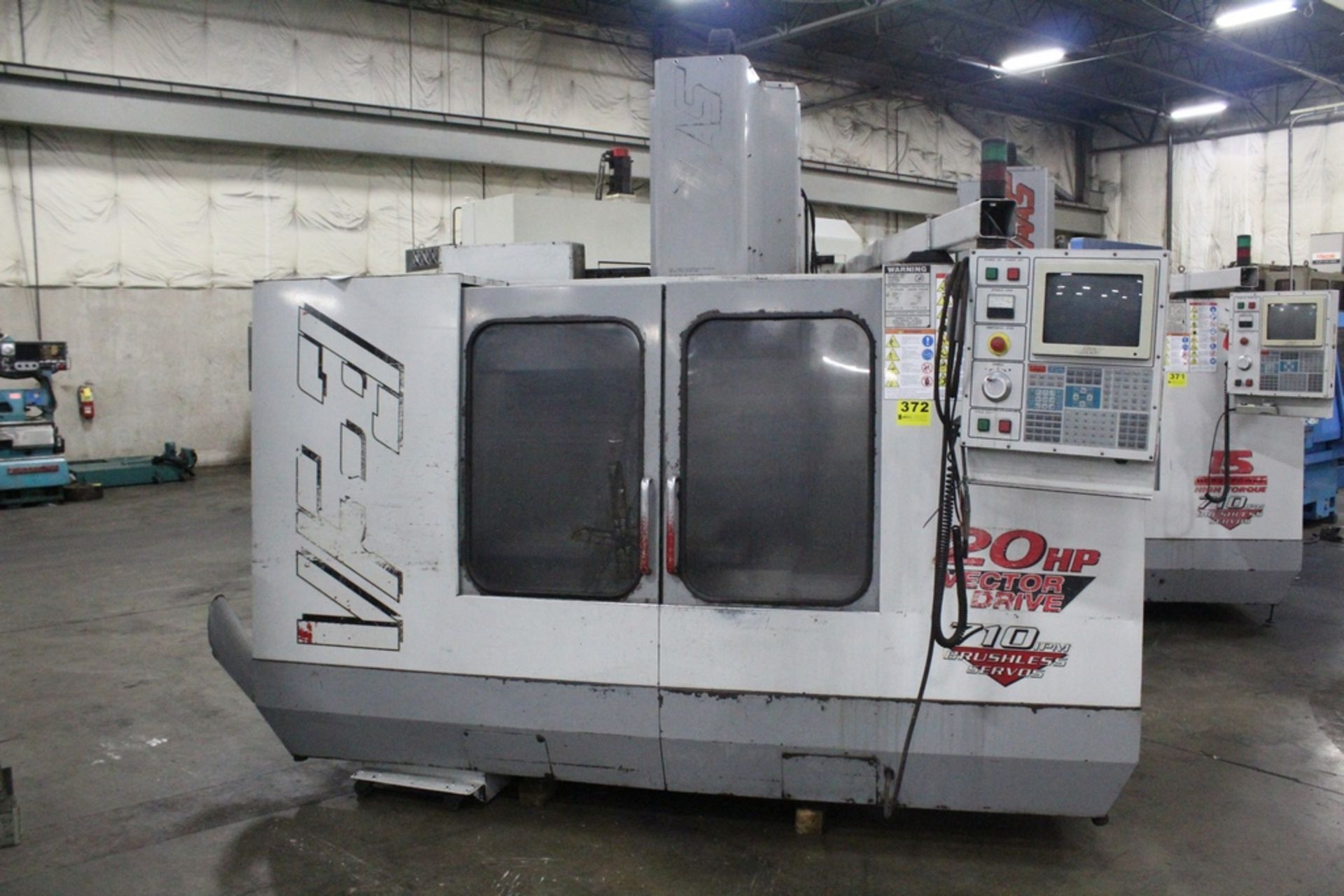 HAAS MODEL VF3 CNC VERTICAL MILL / MACHINING CENTER SN: 15311 , (1998) , TABLE WORKING SURFACE:
