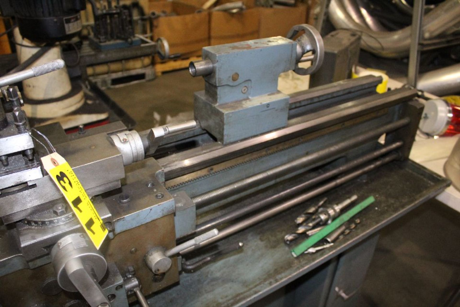 ENCO 12”X36” MODEL 110-2079 TOOLROOM LATHE, S/N 3273620048, 1550 RPM SPINDLE, INCH THREADING, 6” - Image 5 of 6