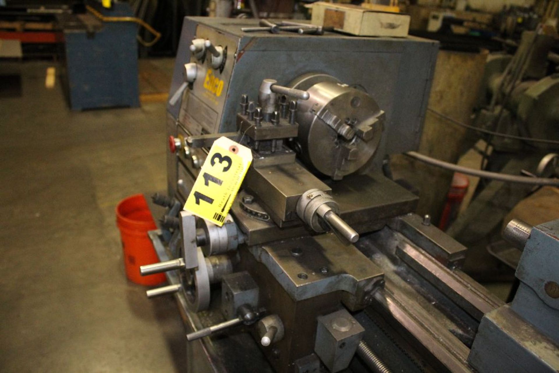 ENCO 12”X36” MODEL 110-2079 TOOLROOM LATHE, S/N 3273620048, 1550 RPM SPINDLE, INCH THREADING, 6” - Image 3 of 6