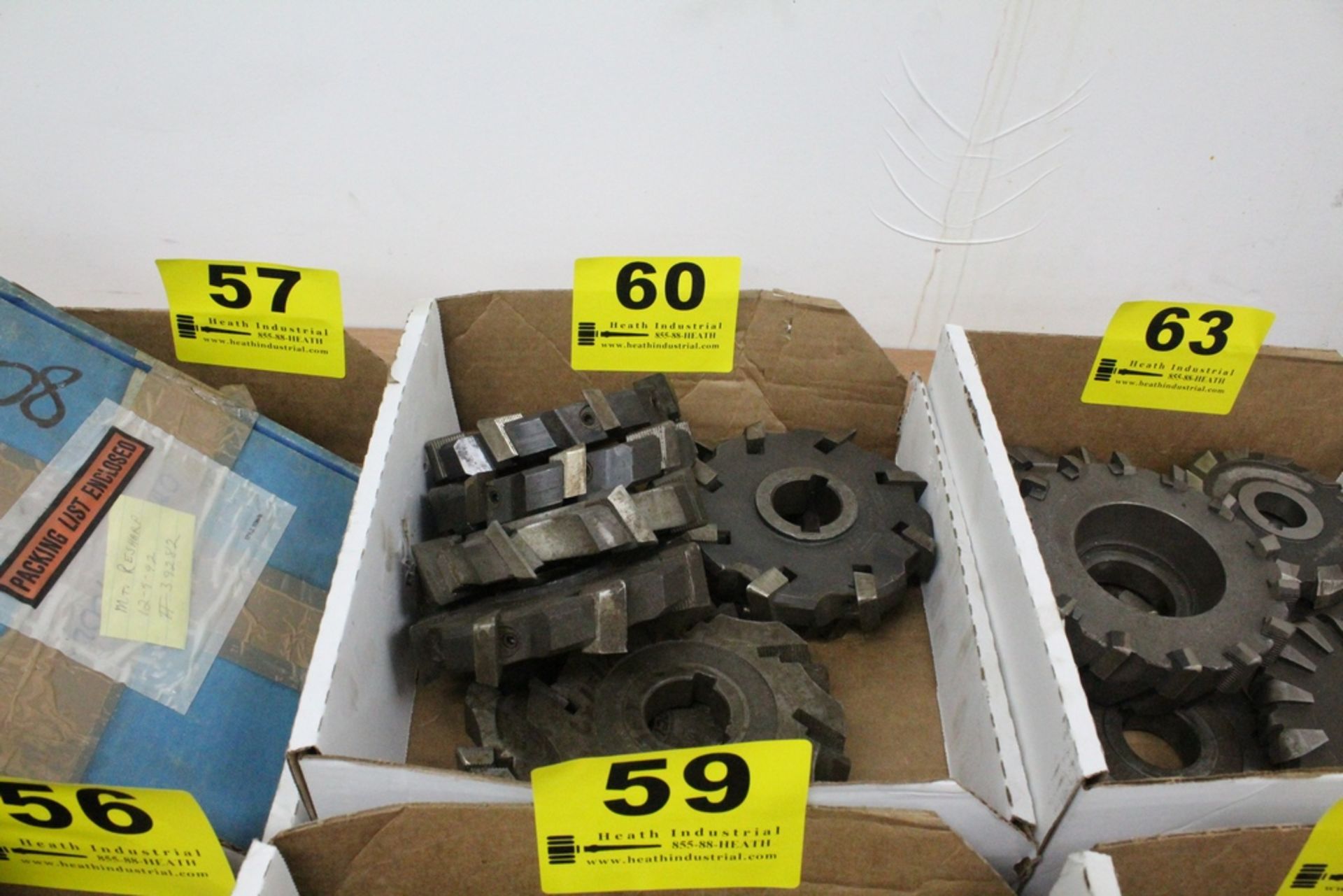 (7) ASSORTED MILLING CUTTERS IN BOX