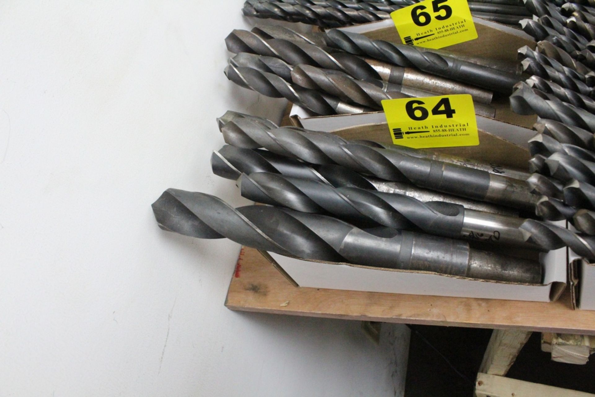 (6) LARGE CAPACITY TAPER SHANK DRILL BITS