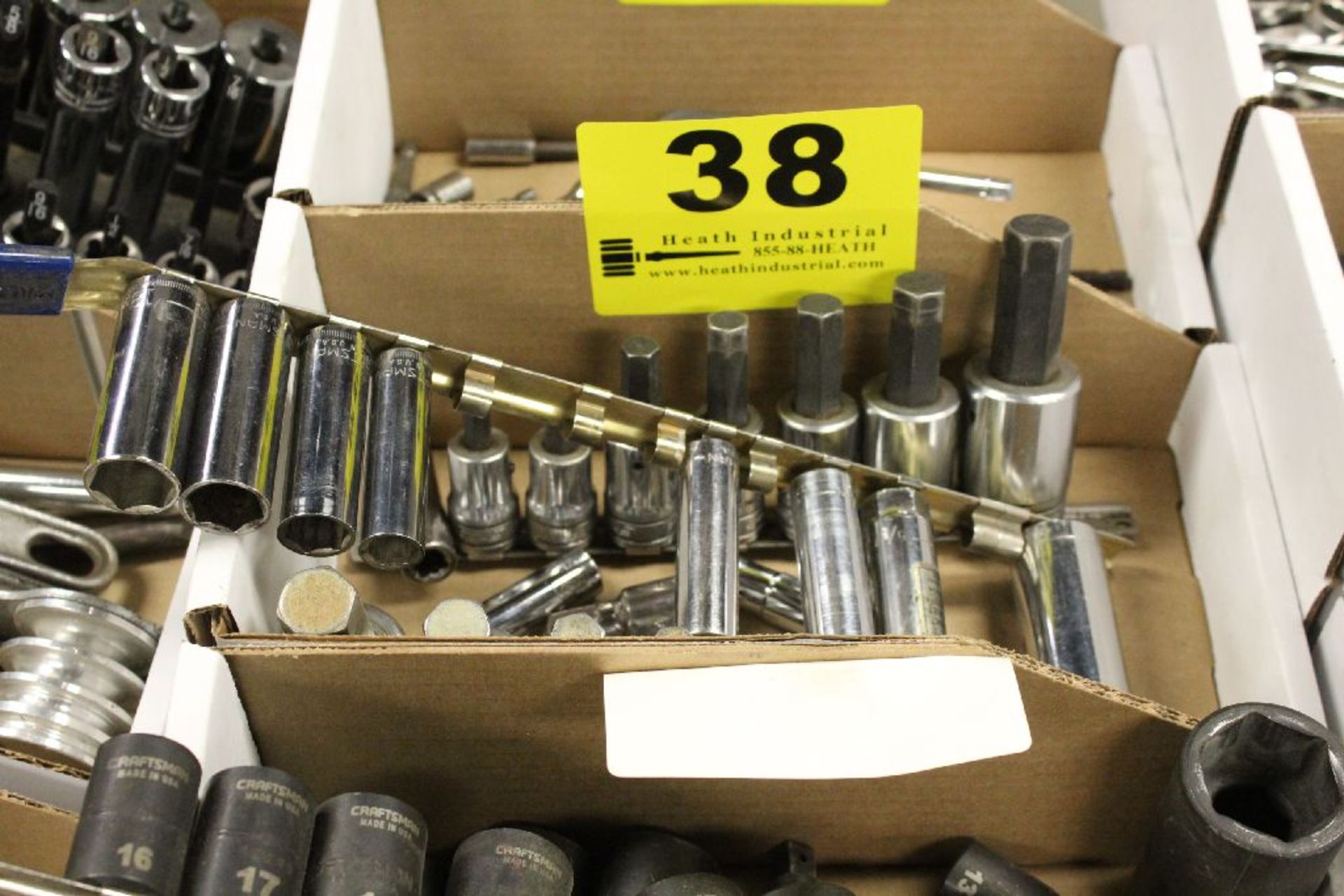 ASSORTED SOCKETS IN BOX