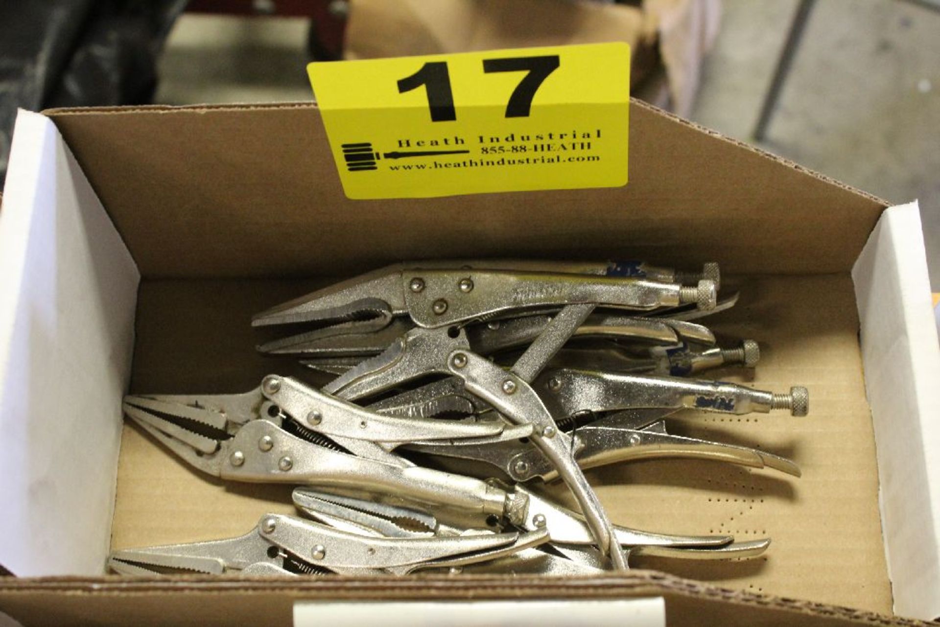 (7) SETS OF LOCK GRIP PLIERS IN BOX