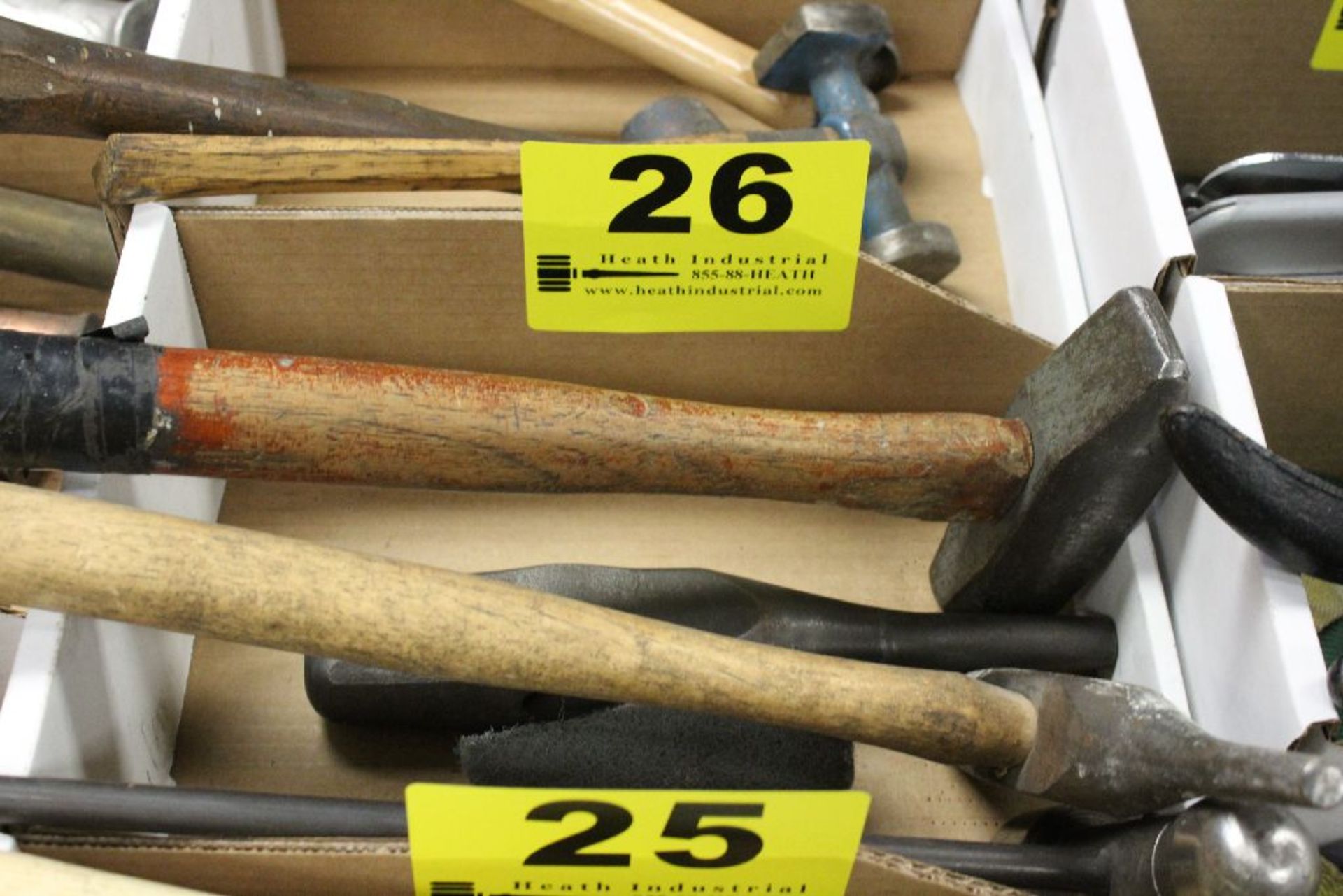 ASSORTED HAMMERS IN BOX