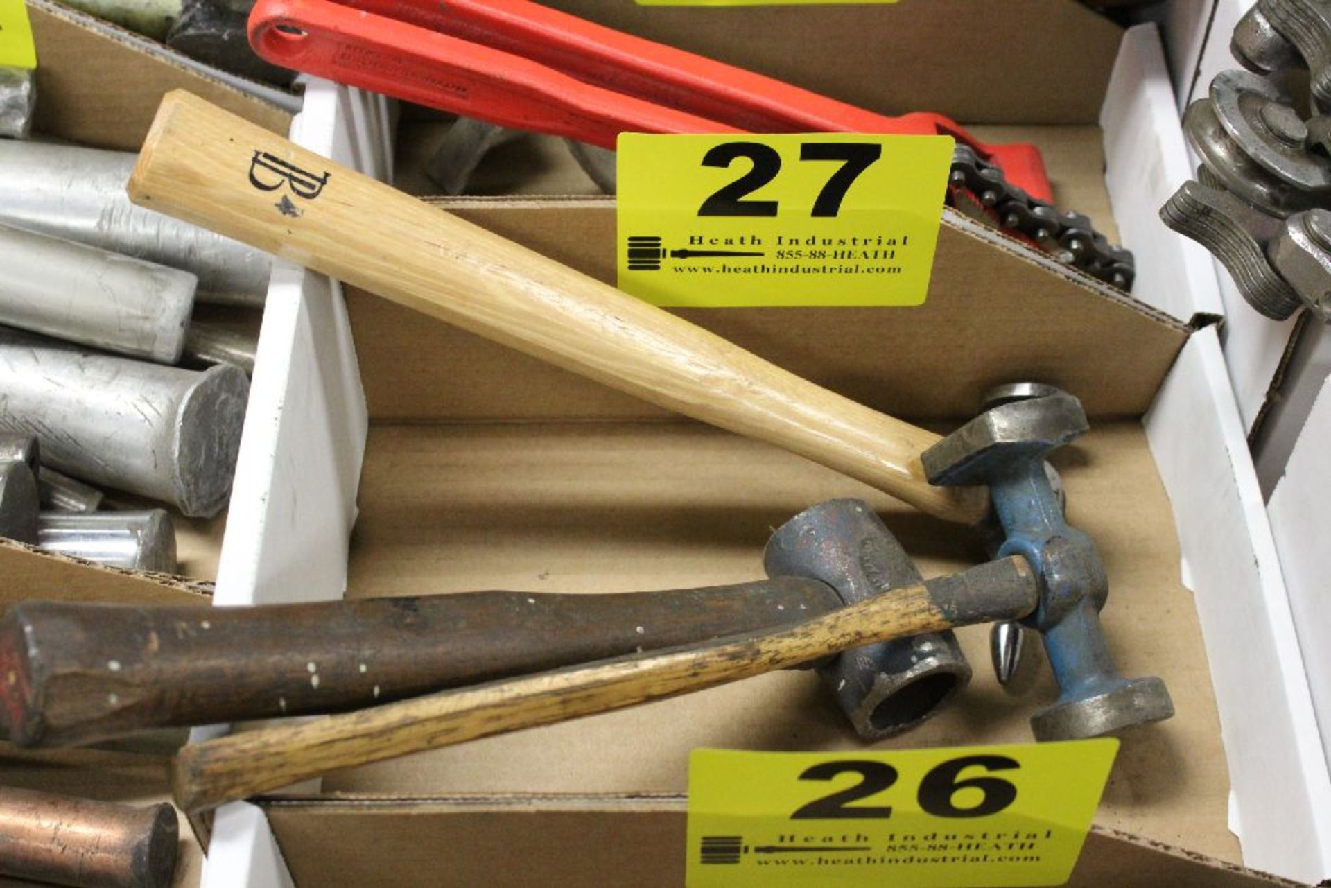 ASSORTED HAMMERS IN BOX