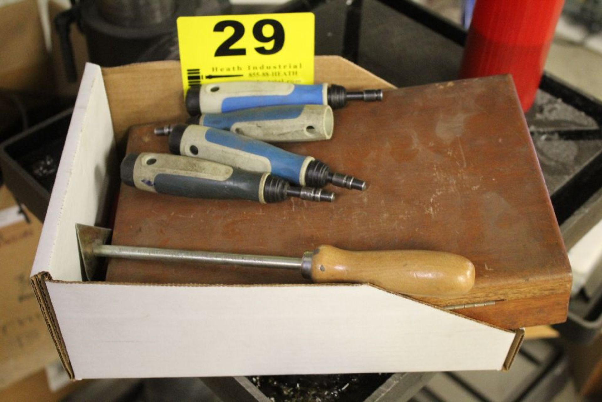 ASSORTED DEBURRINGS TOOLS IN BOX