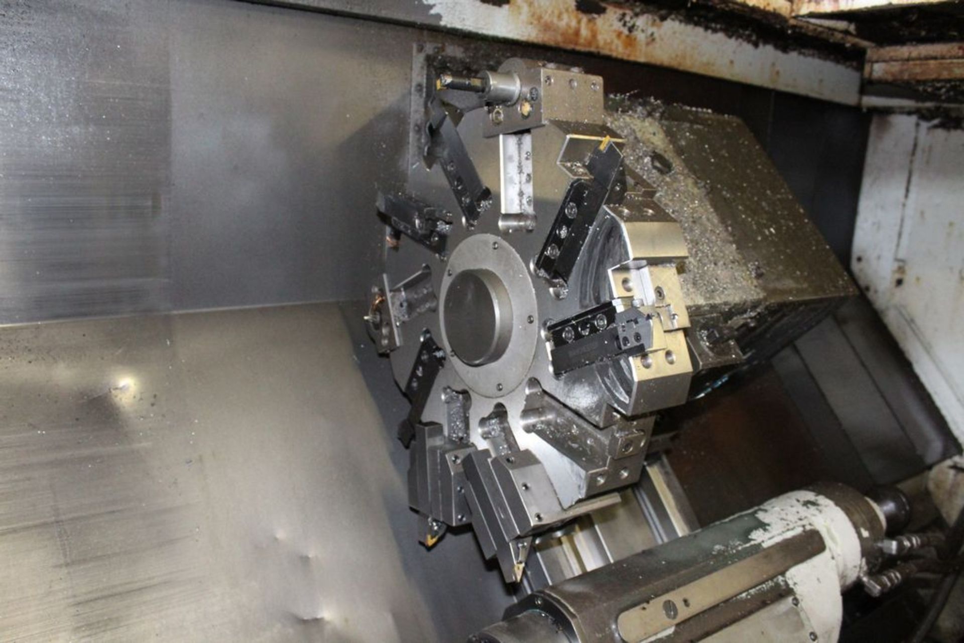 MORI SEIKI MODEL SL-25 CNC TURNING CENTER, S/N 6521, 10ö 3-JAW CHUCK, TAILSTOCK, MF-T6 CONTROL, WITH - Image 4 of 6