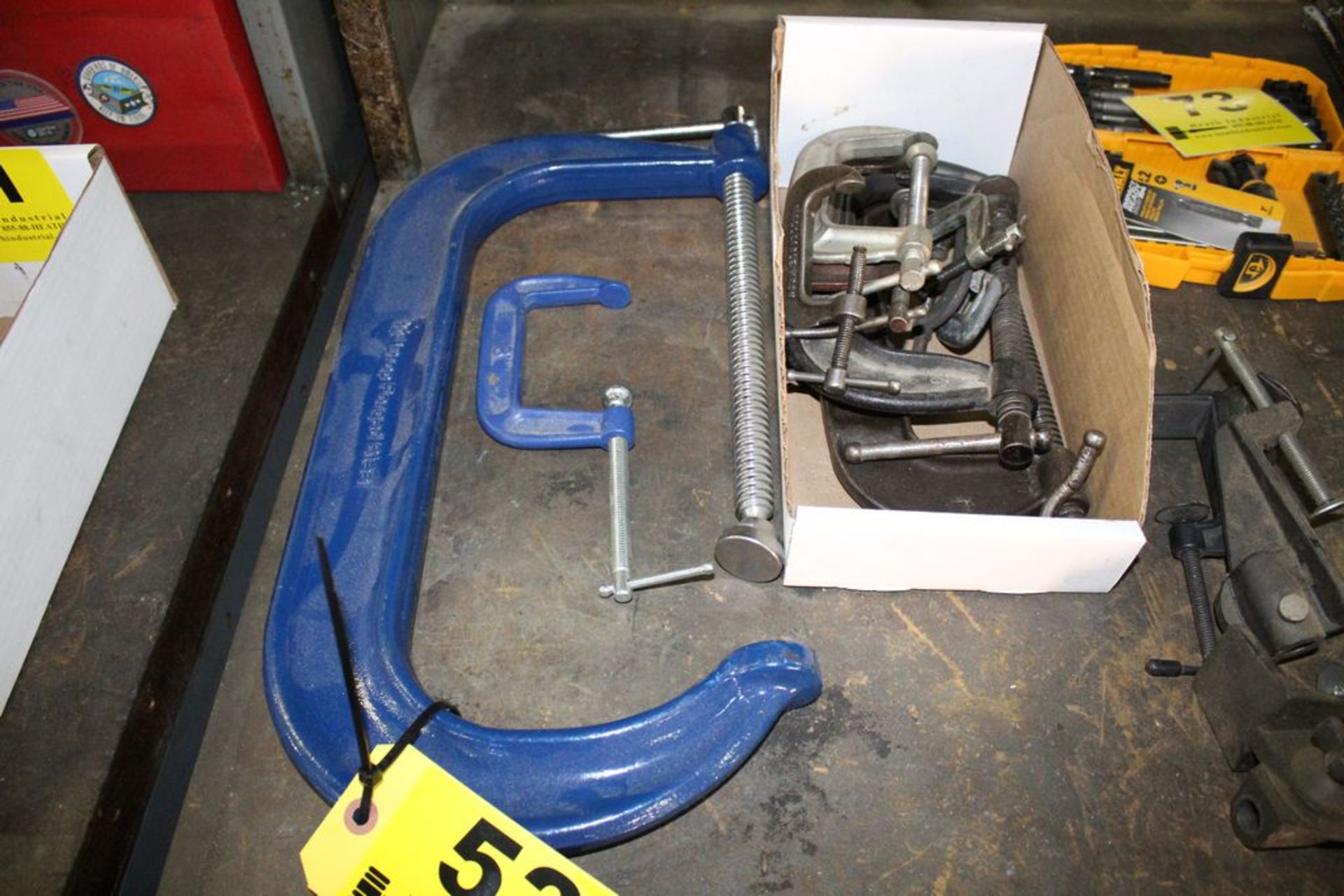 (2) C-CLAMPS - 12" & 2"